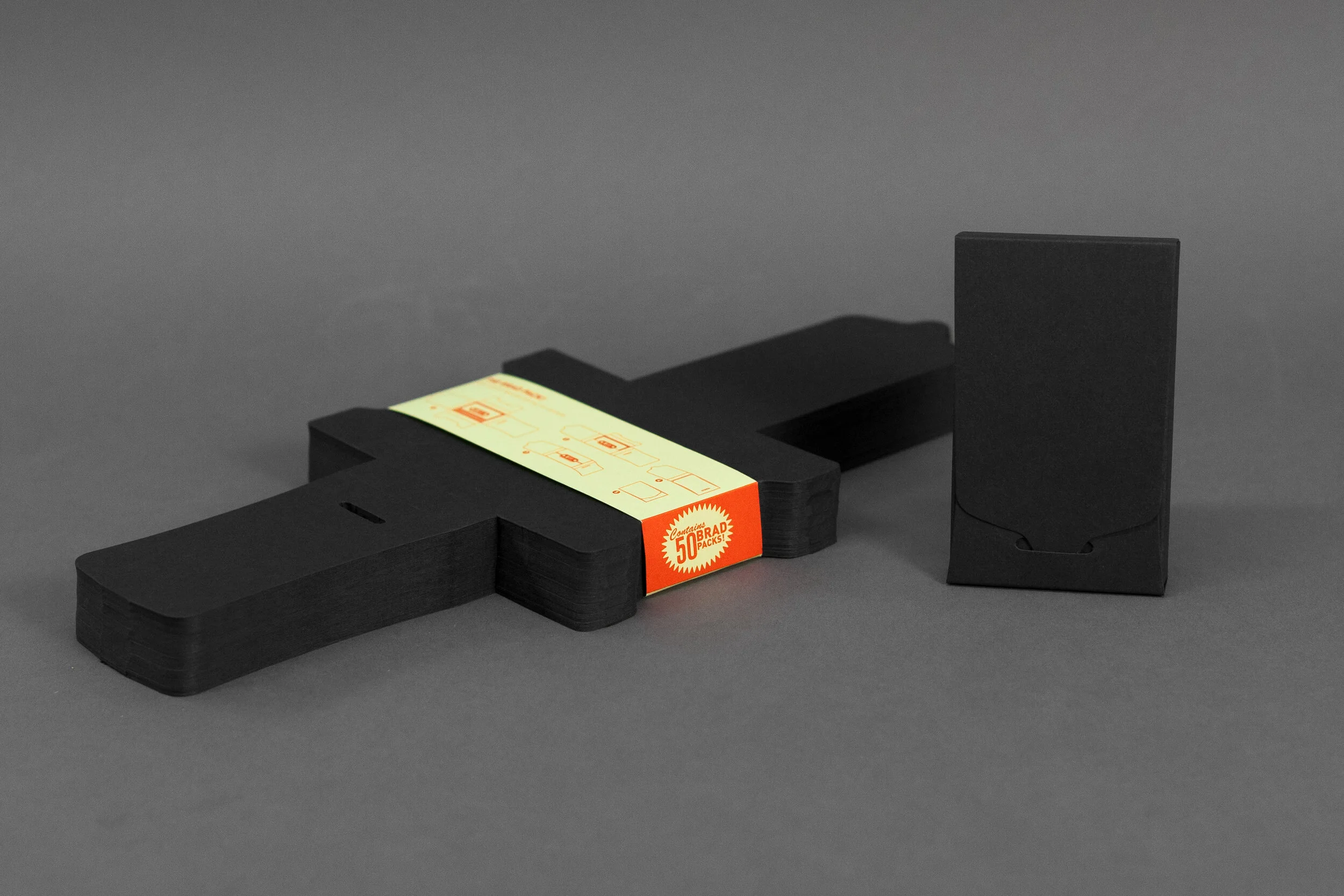 Black Brad Pack! (Blank DIY Packaging)