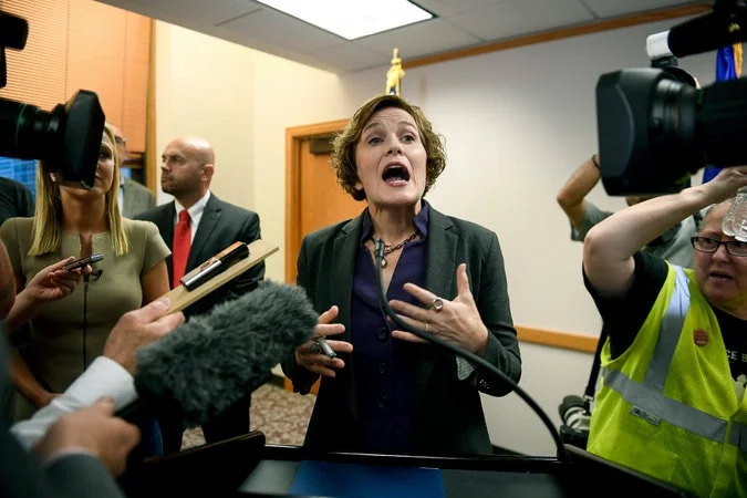 And there WAS no need for teddy bears, candles, signs or holding hands &amp; singing here. JUSTICE WAS STARBUCKS QUICK. The Minneapolis police chief, Janee Harteau, resigned at the mayor’s request [IN PHOTO], less than a week after A BLACK COP fatal…
