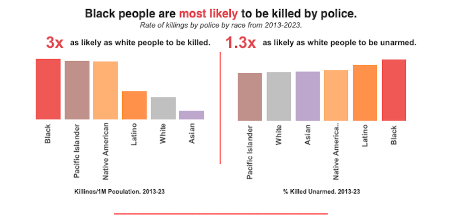 Police Killings Set Record in 2023: Blacks Made up 26% of All those ...