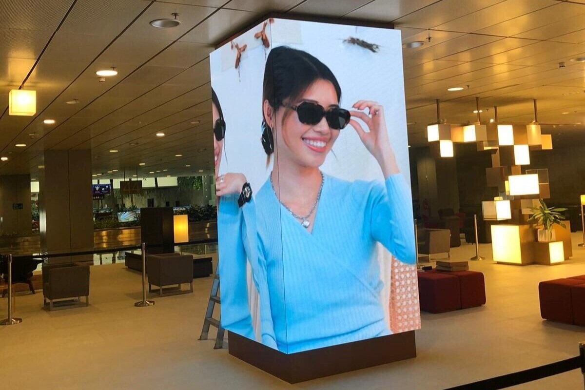 LED Video Wall at Singapore airport