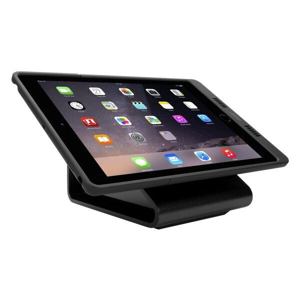 ipad stand holder with charger black