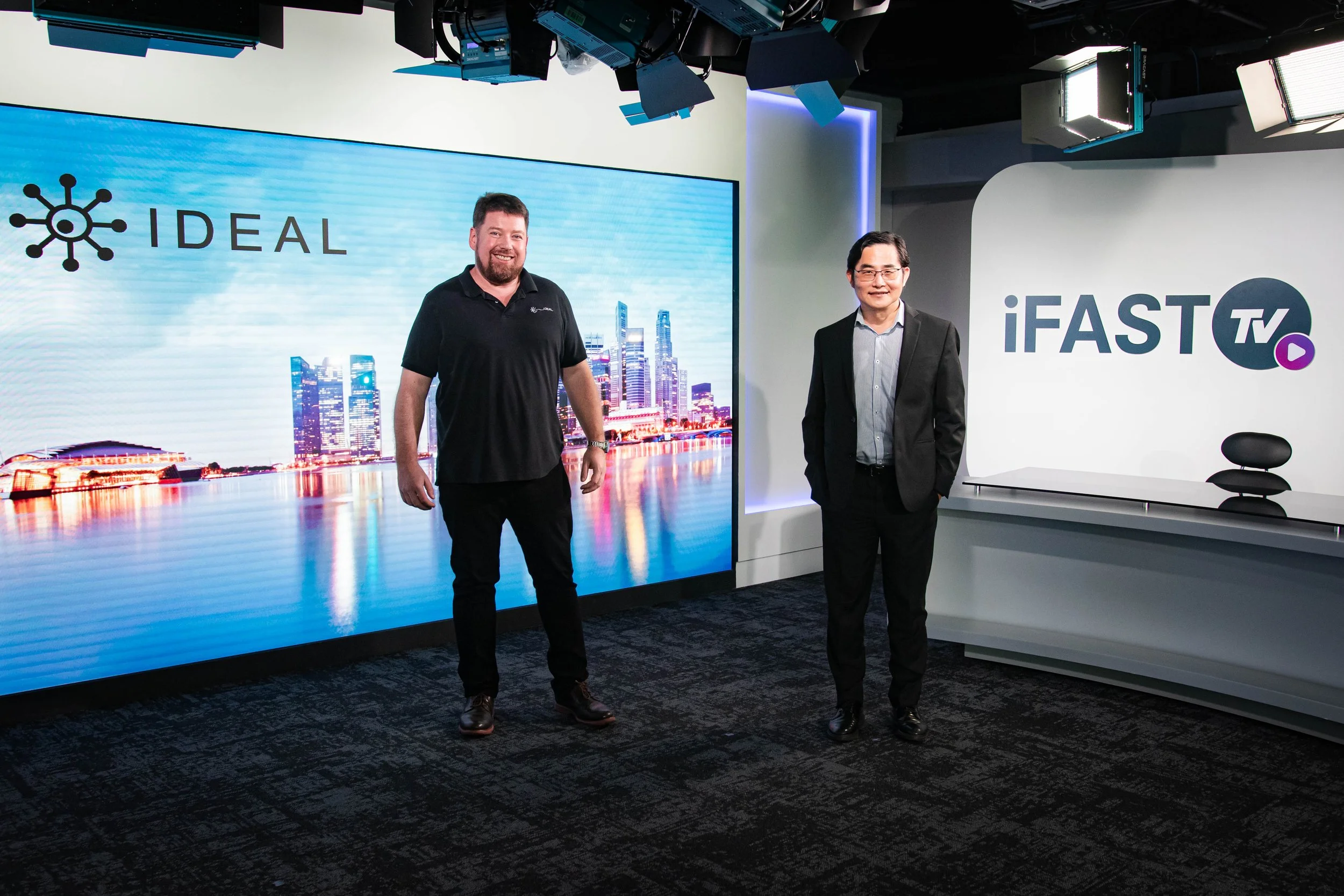 Ideal Systems Deliver Next-Gen 4K TV Studio for iFAST in Singapore.