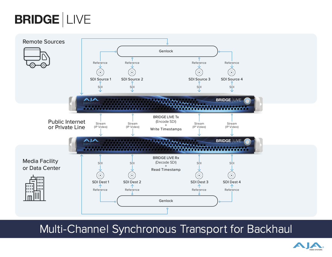 AJA Bridge Life workflow