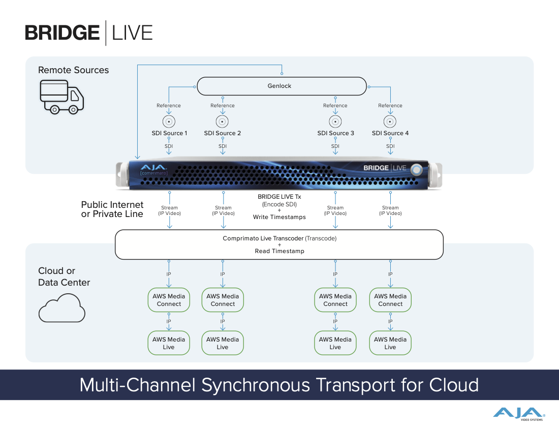 AJA Bridge Life workflow