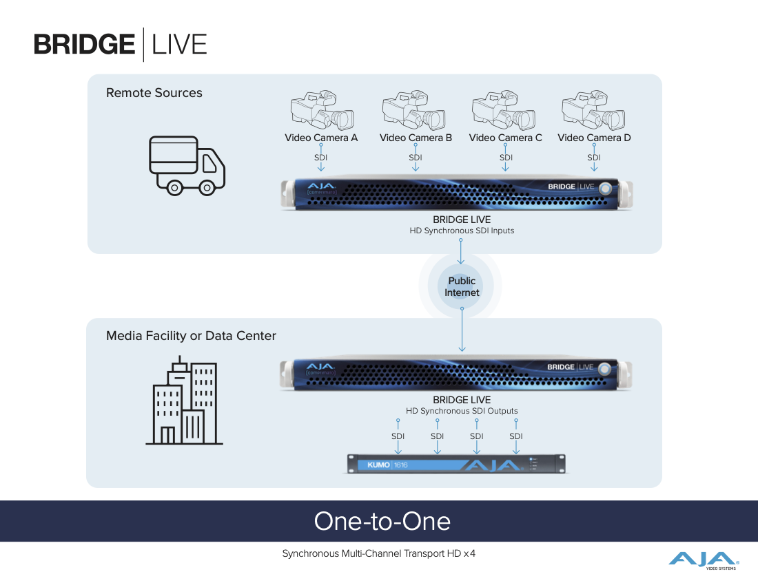 AJA Bridge Life workflow