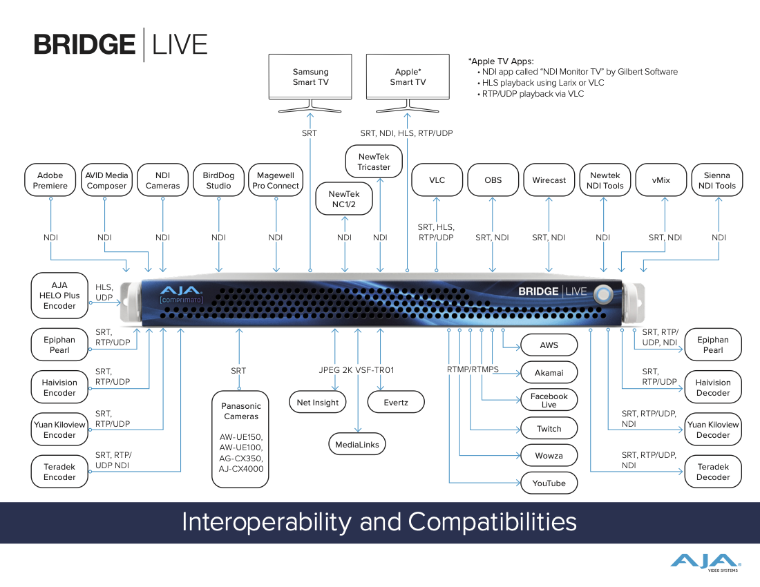 AJA Bridge Life workflow