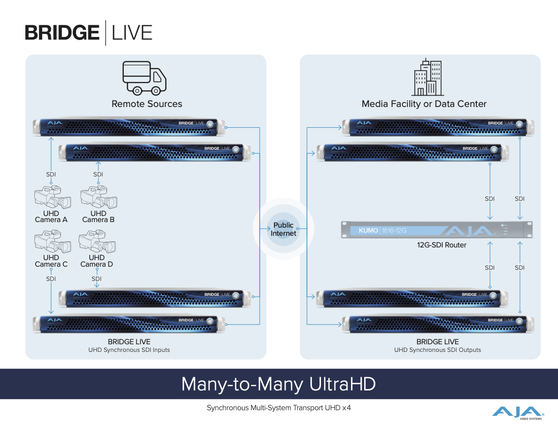 AJA Bridge Life workflow