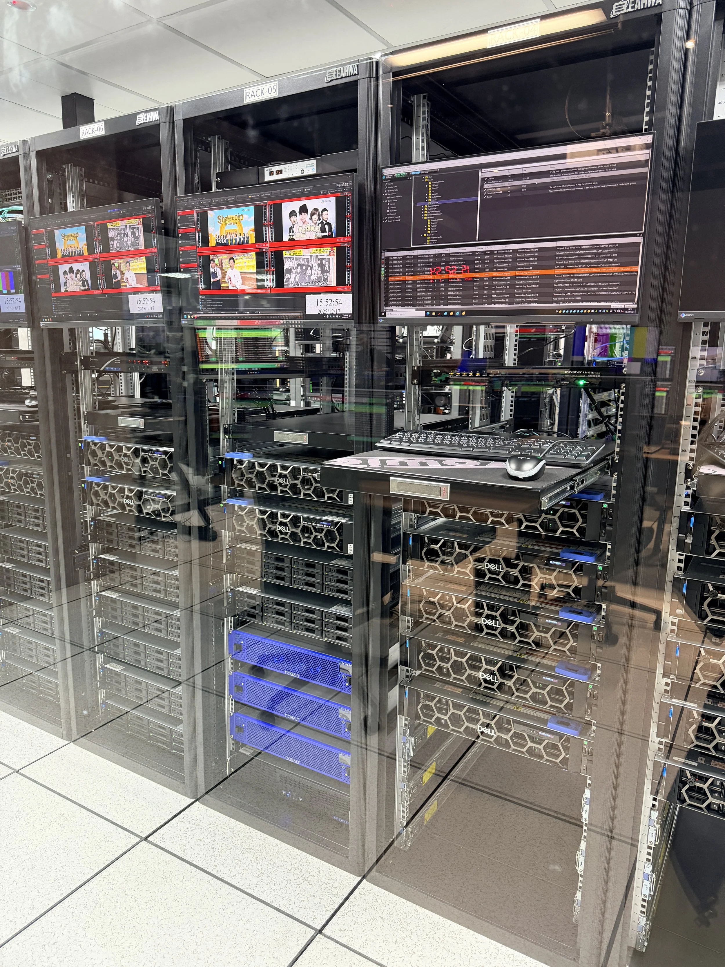 Videoland taiwan Server Room Rack - Playout system.JPG