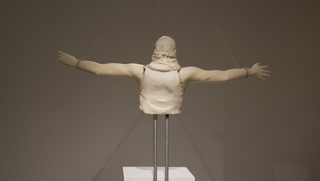 Year Zero for Whom Ceramic, mixed media 88.5 in x 25.5 in 2017