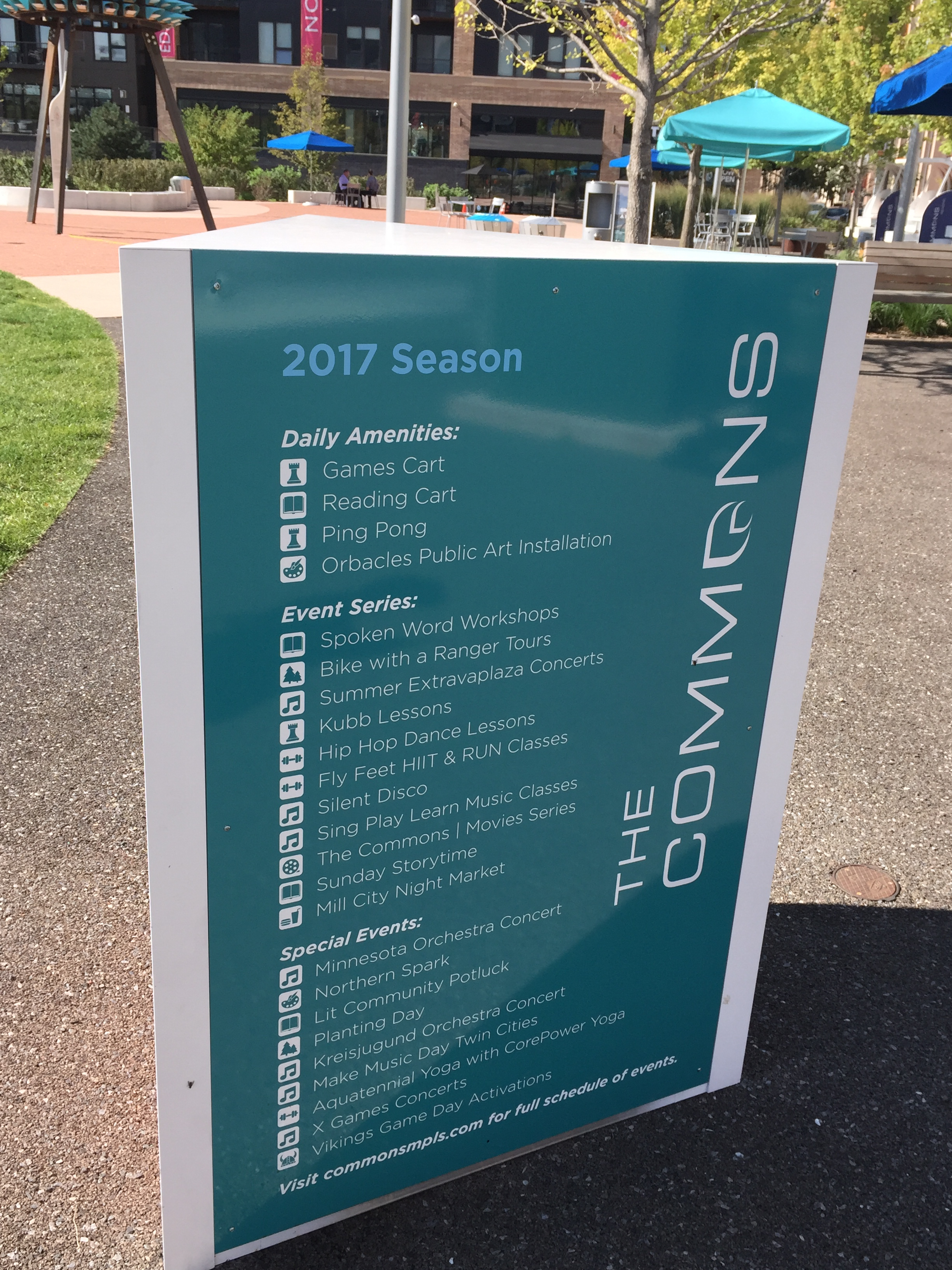 Commons Season Schedule Sign.jpg