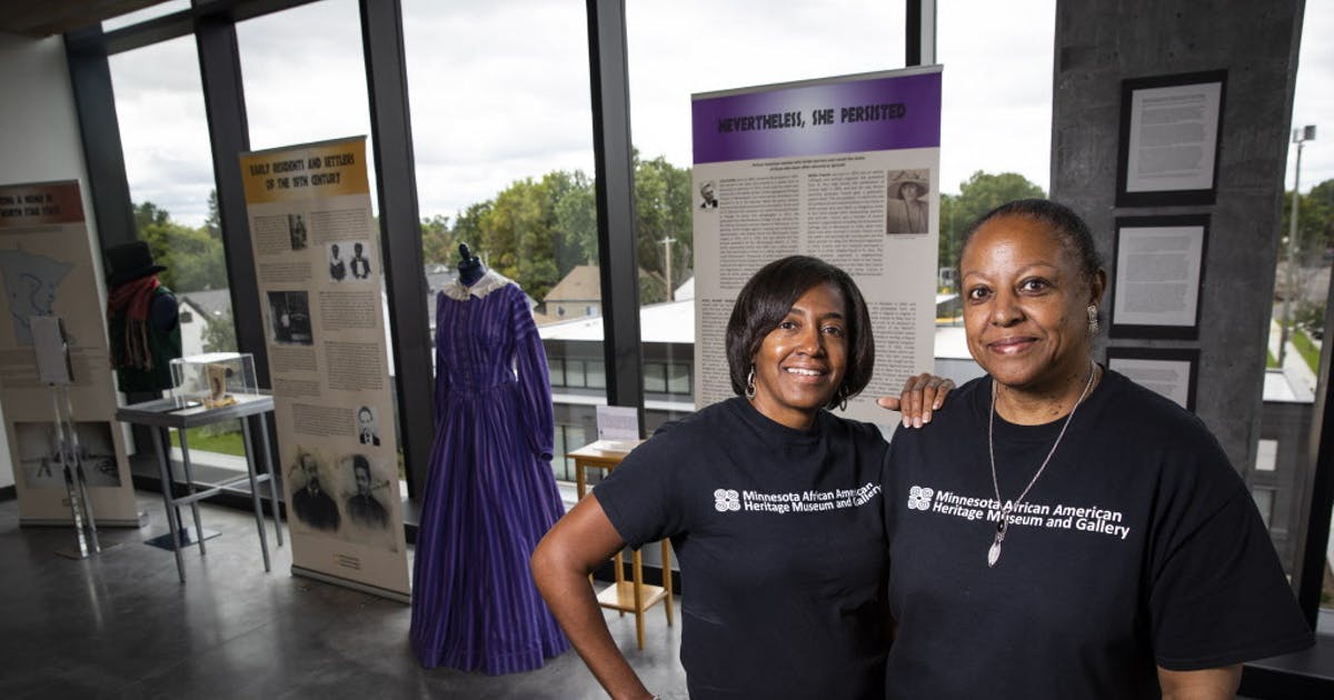 Tina Burnside and Coventry Cowens in the new MAAHMG Photo credit: Star Tribune
