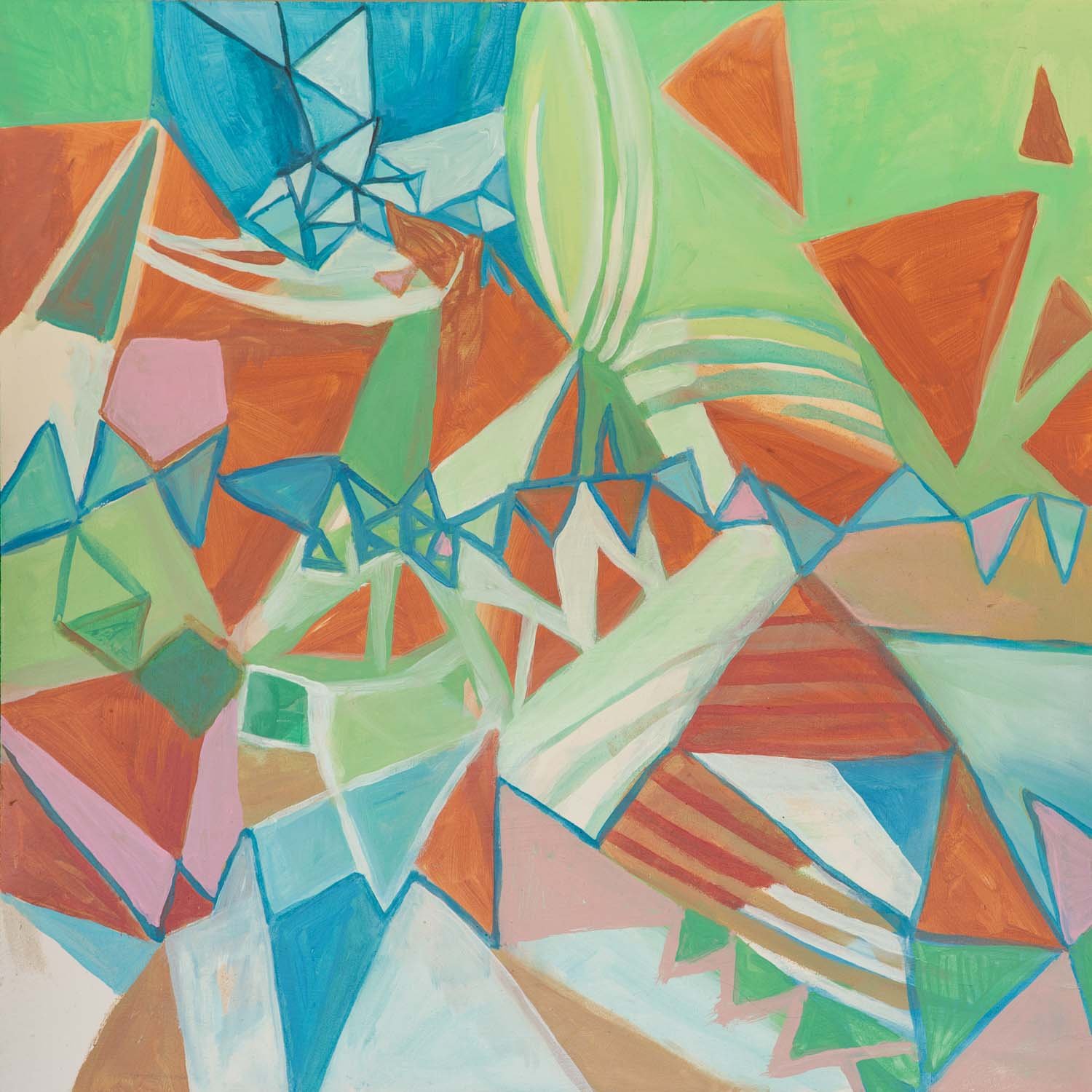 Trance   acrylic on board 24"x24"   850.