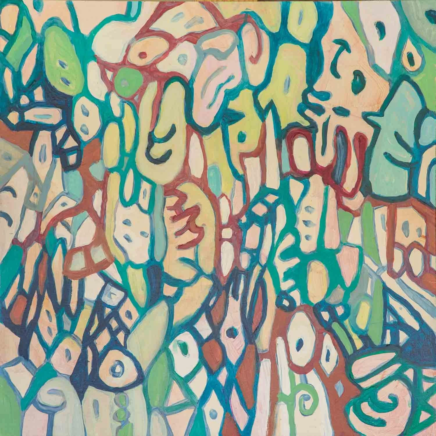 Longtime Friend  acrylic on board 24"x24"  950.