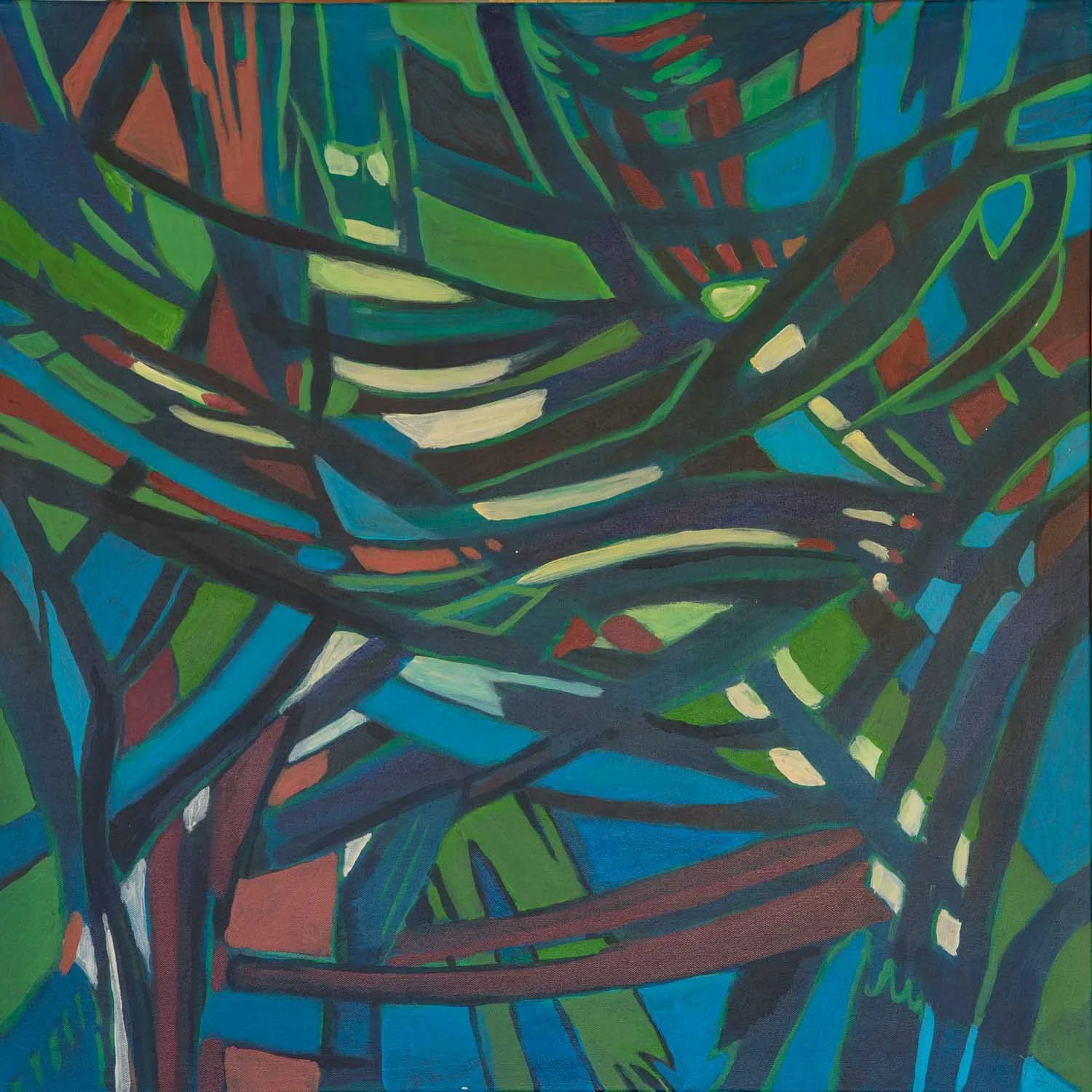 Origins acrylic on canvas   30"x30"  950.