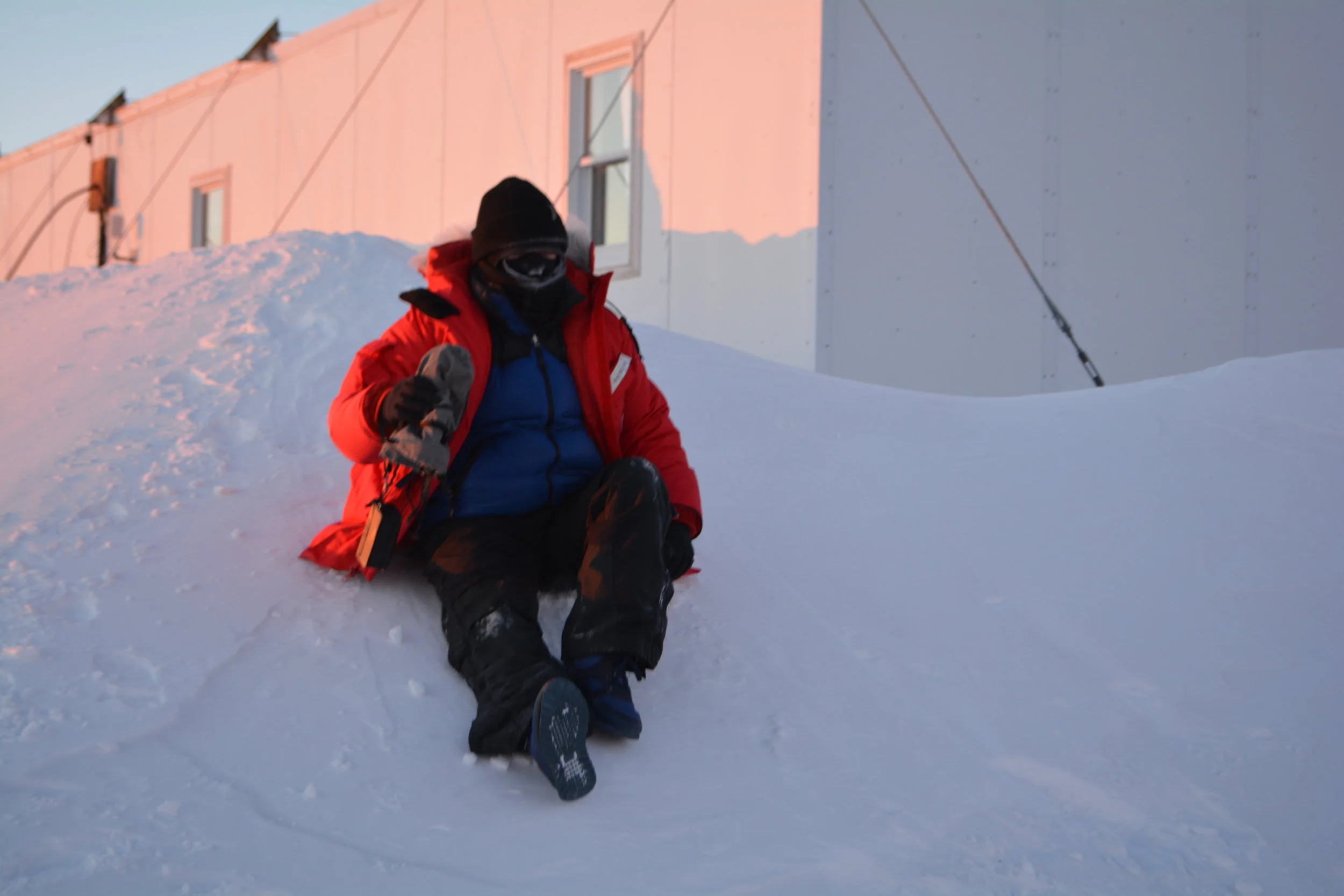  Less of a slide, more of a scooch.  