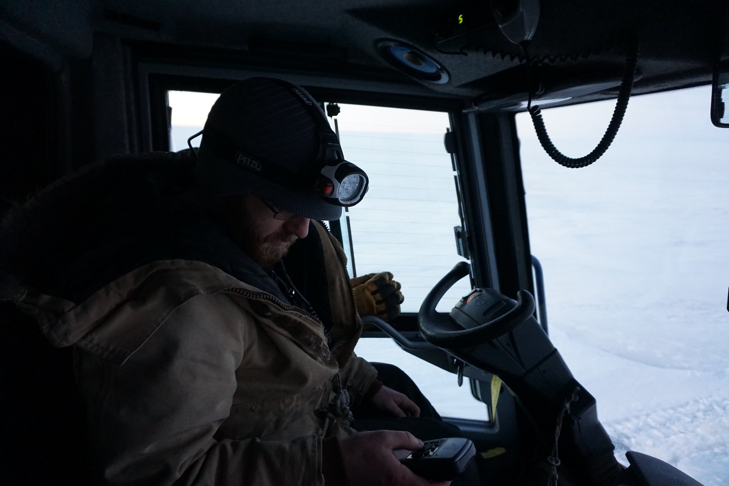  No road maps, so gotta check the GPS. 