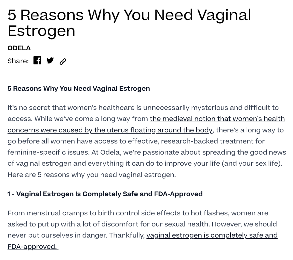 5 Reasons Why You Need Vaginal Estrogen 2