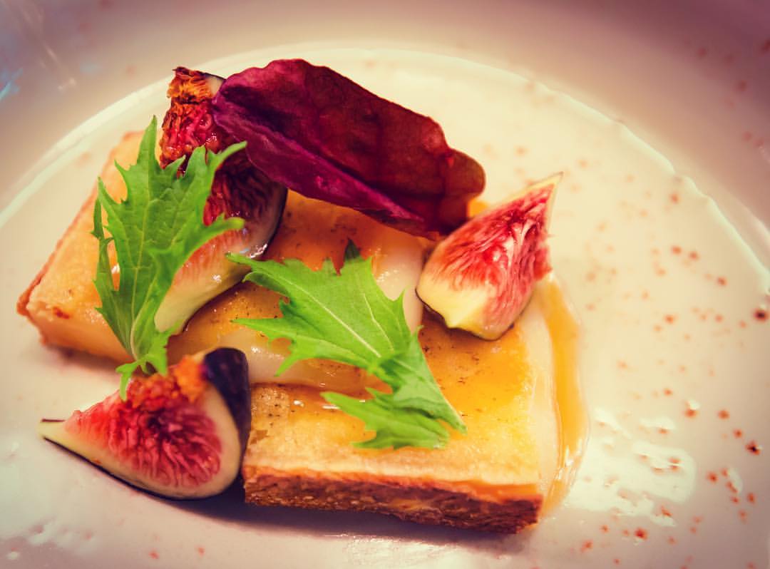  PECORINO SARDO GRIGLIATO (V) | Grilled Sardinian Pecorino cheese, eucalyptus honey &amp; fresh figs 