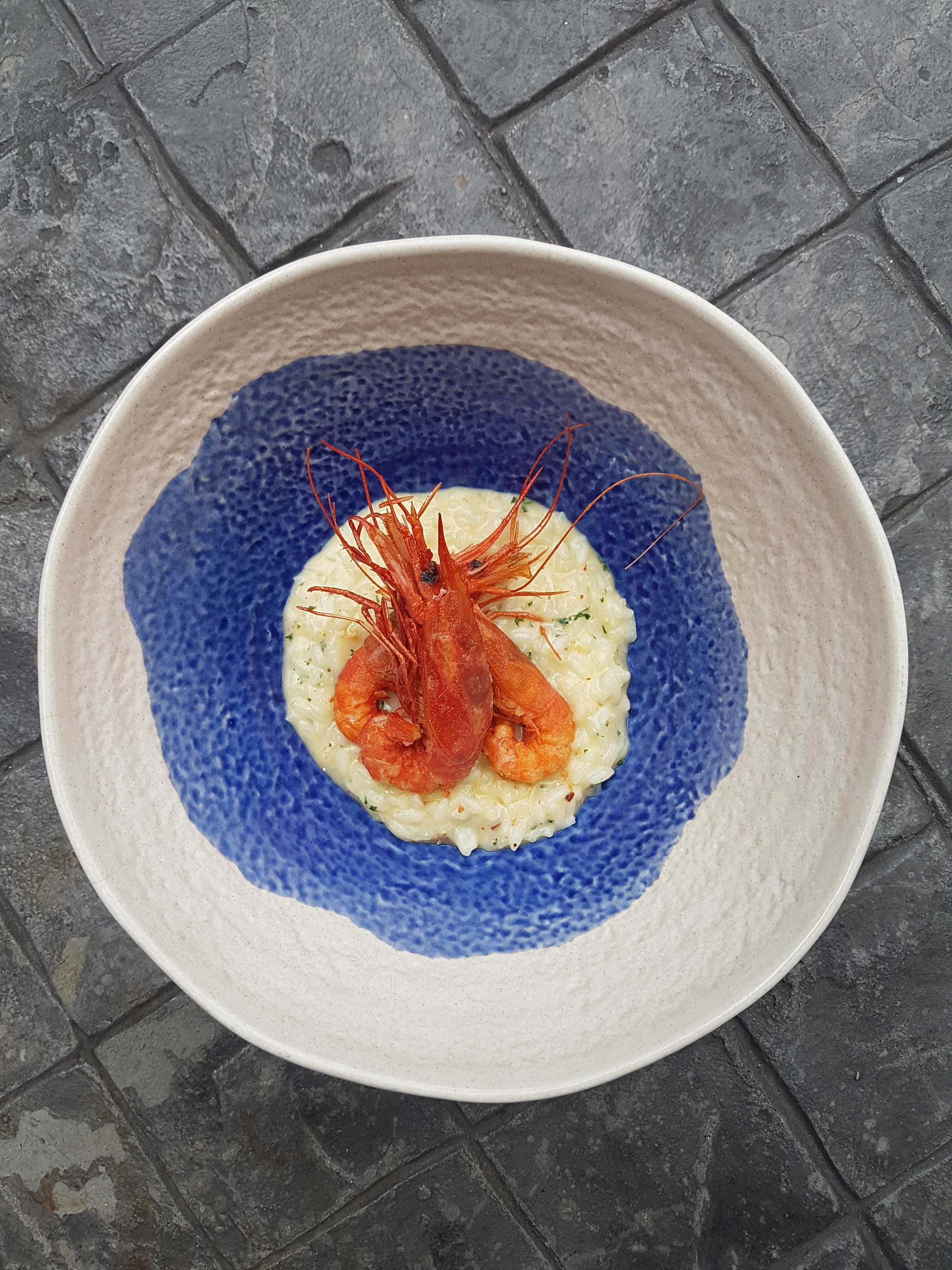  RISOTTO OLIO AGLIO E GAMBERI ROSSI | Risotto Aglio, Olio, Peperoncino &amp; mazara del Vallo Prawns 