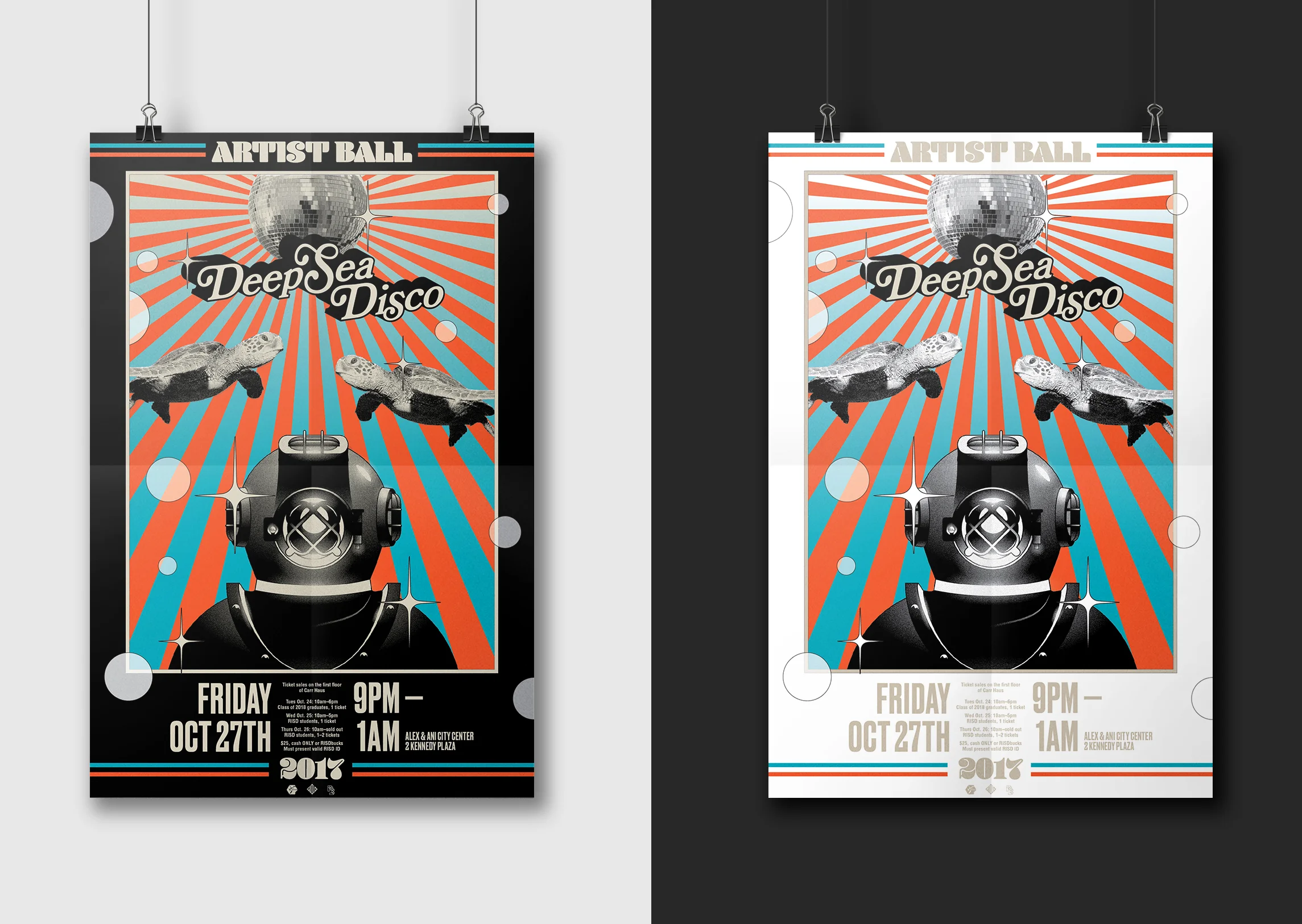 Posters for the event; 24" x 36"