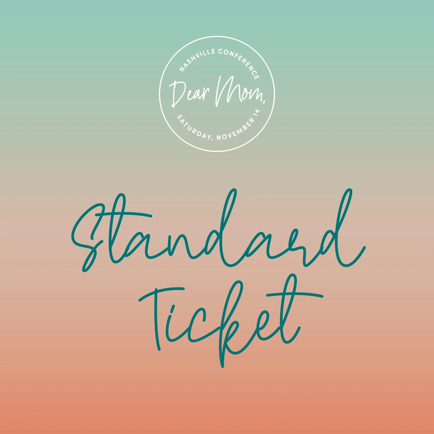 Standard Ticket Registration