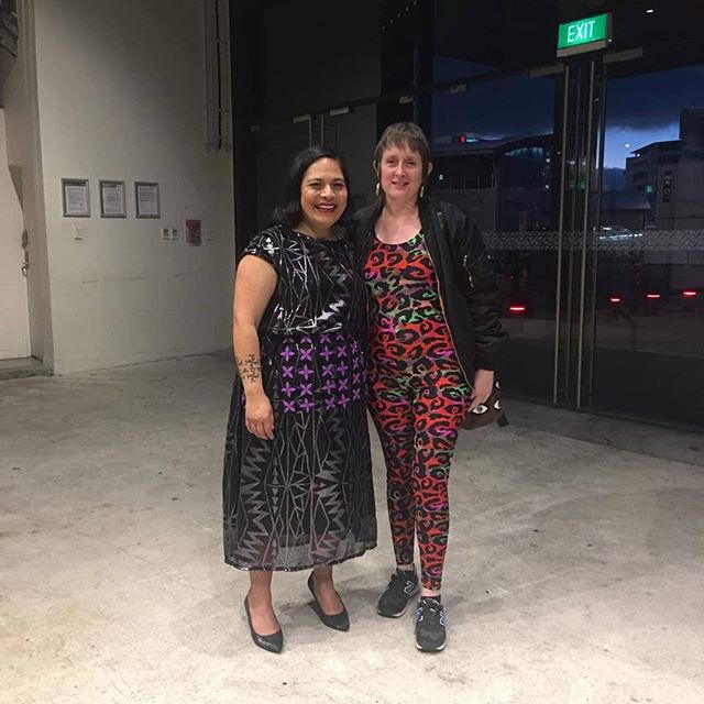 From Ti Temanna to Arts Foundation Kiekie: Last year I had artwork  at Papakura Art Gallery as part of a group exhibition with local artists. When the show was over, I gave the pieces to Pacific Arts champion Kolokesa Māhina-Tuai to turn into her sec
