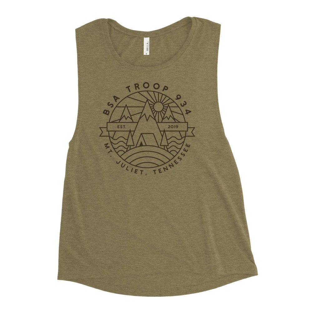 Troop 934 Logo Muscle Tank