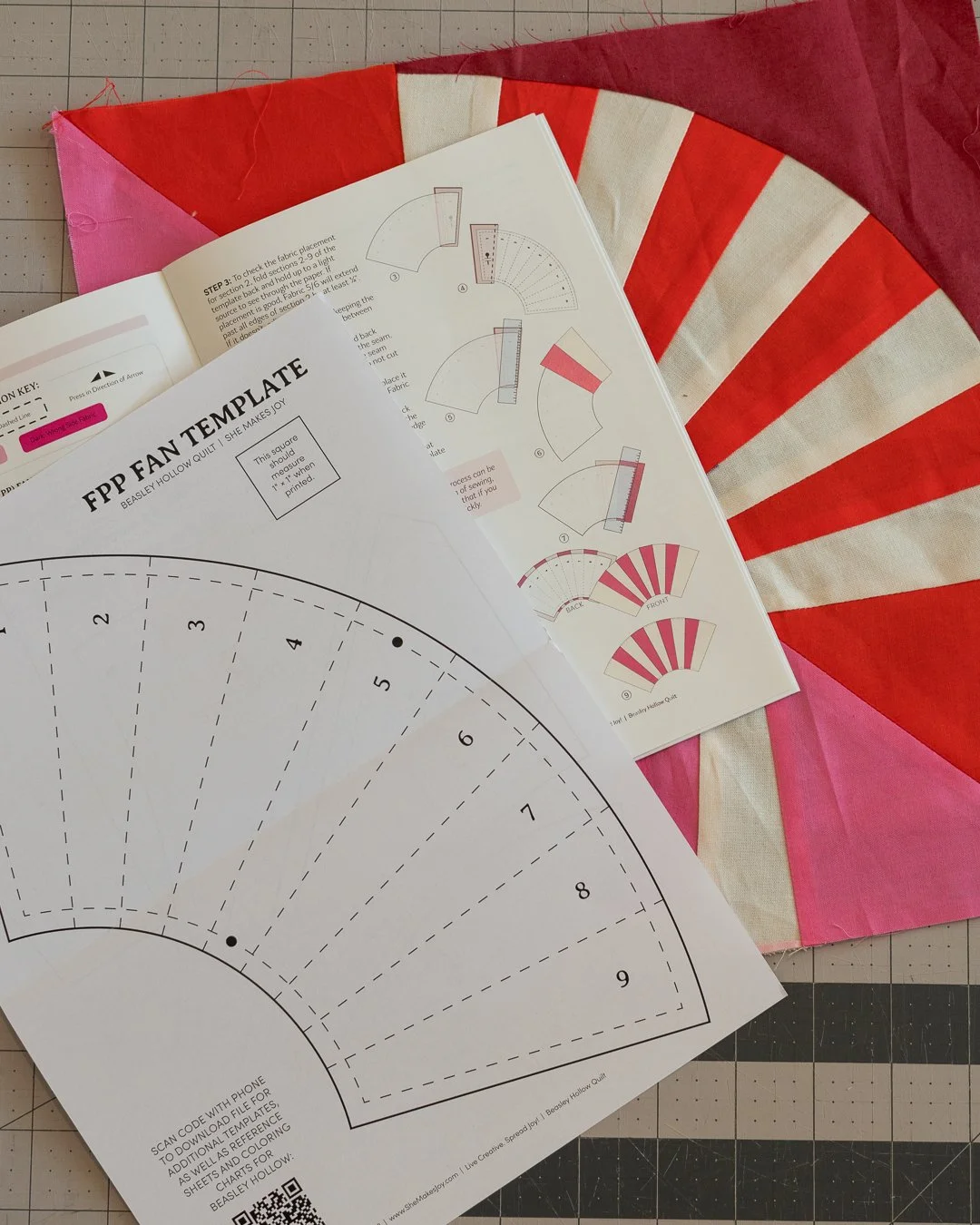 A pattern's job isn't just to tell you what to do &mdash; it's to help you understand how, so you can actually trust your hands when you're doing it.

That's the thinking behind every pattern I design, including Beasley Hollow's foundation paper piec