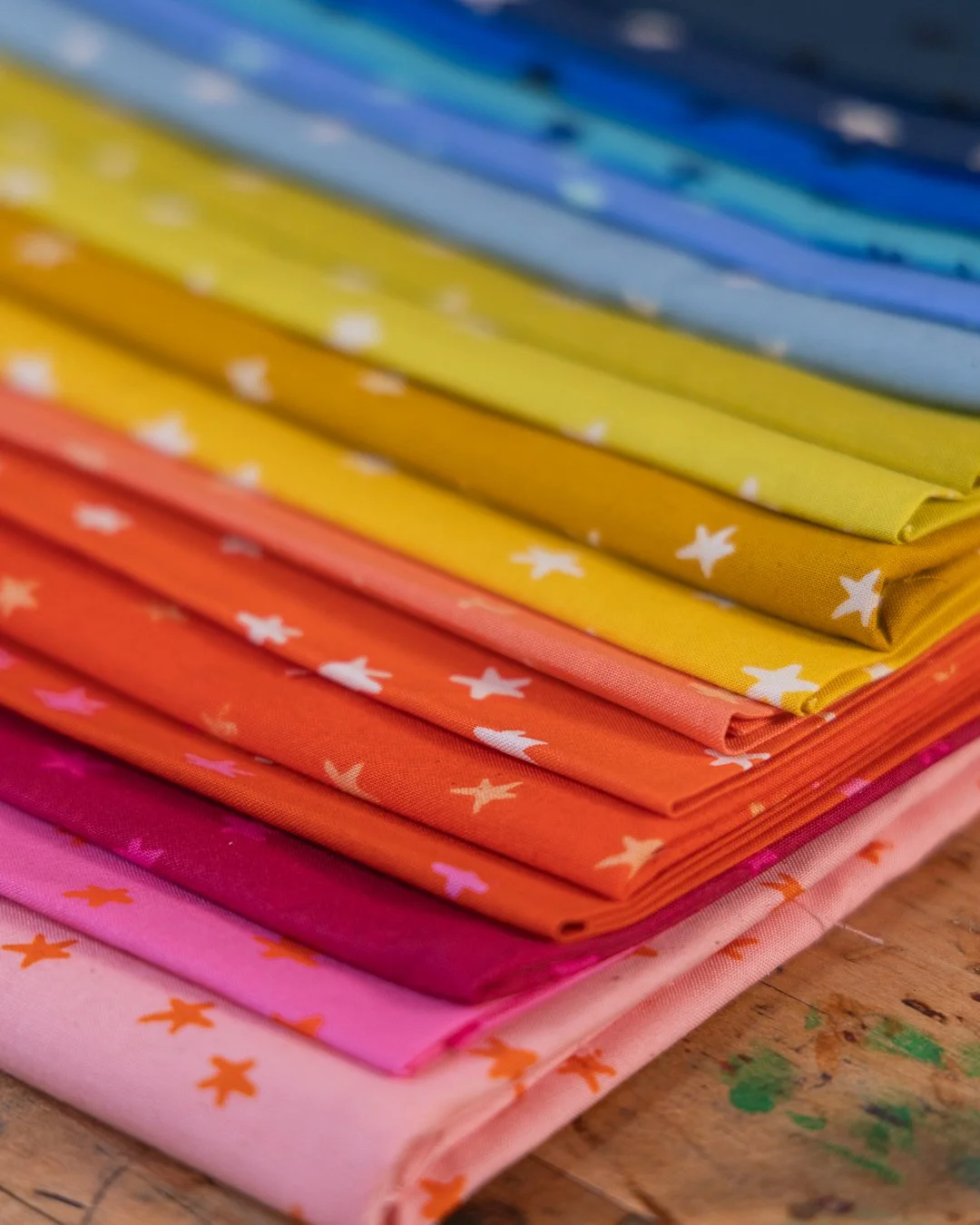 Fabric pull in Starry &mdash; every color I could get my hands on! When you start with colors this good, you know the results are going to be amazing!!