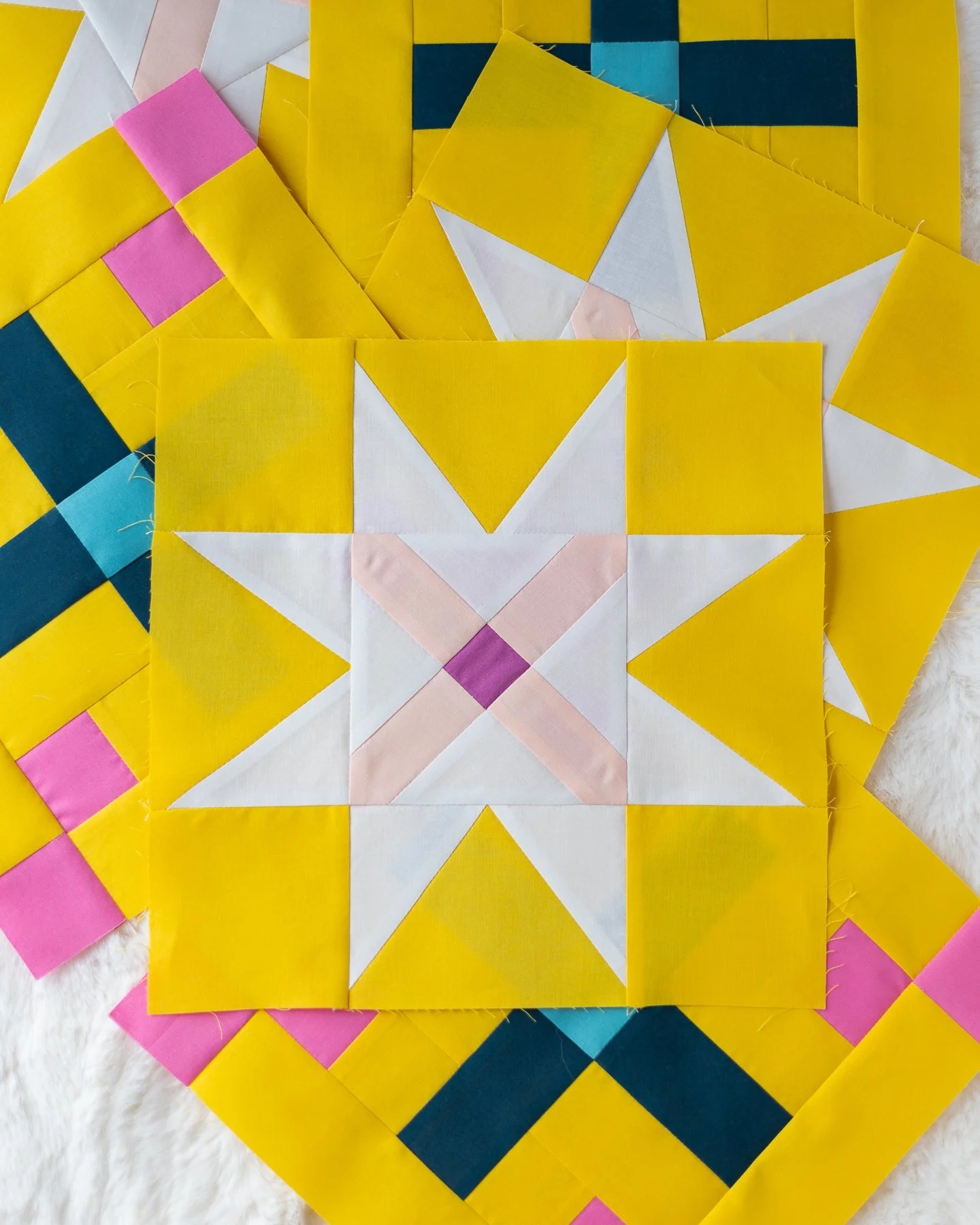 I have been falling more and more in love with solids &mdash;&nbsp;and now we have Ruby Star Society Solids to play with!!!!! It may just be the perfect pairing I never knew I needed! 

Also, sneak peek of my next, next quilt pattern! Cannot wait!!! 