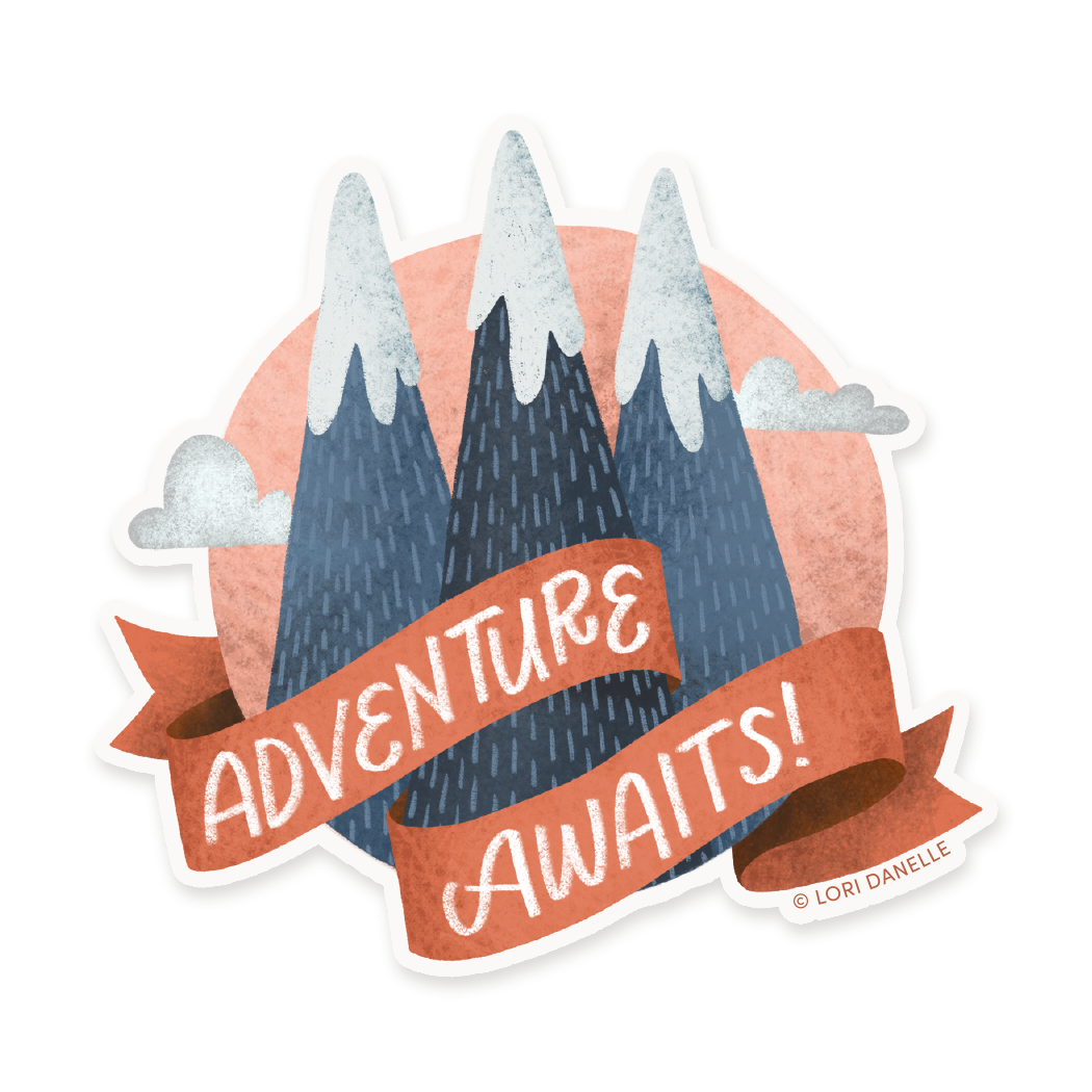 Adventure Awaits Vinyl Sticker