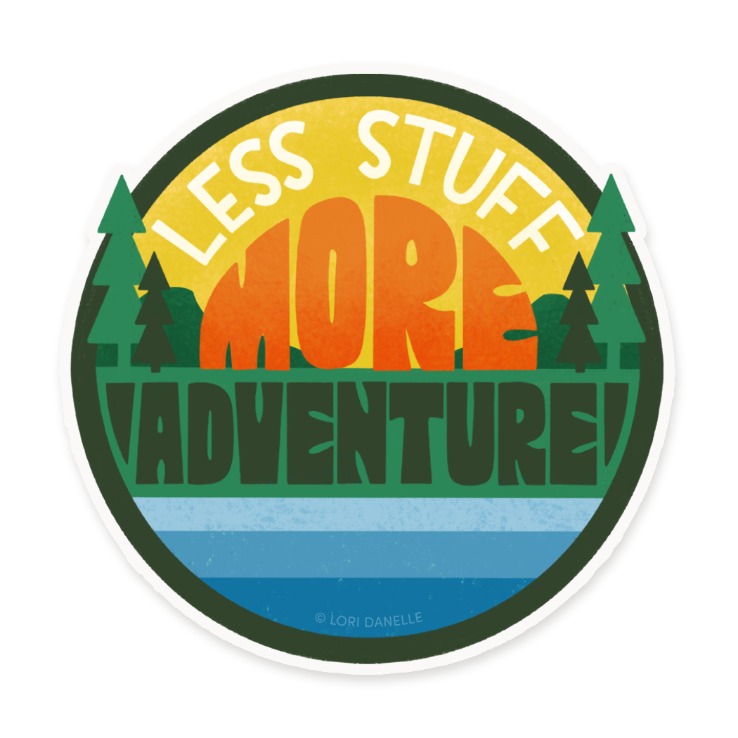 More Adventure Vinyl Sticker