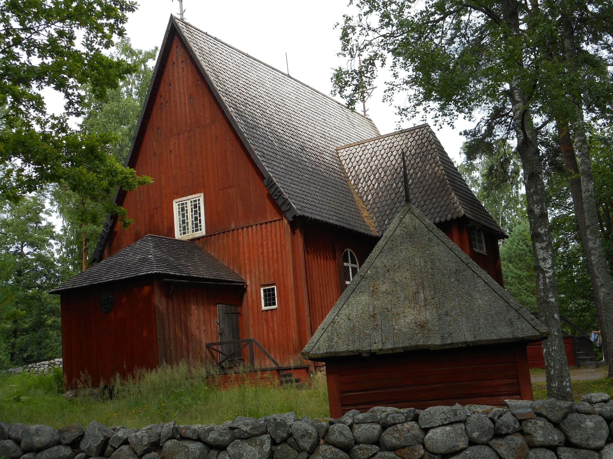 Old wooden church in Seurasaari was built in 1685.