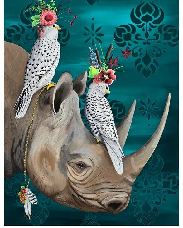 Pledge to help protect our Magnificent Rhinos 🌙🦏🌘 My mountain enthused husband @fuzzy_van 🌿will be taking part in the @rhinopeakchallenge this weekend. Running alongside SA Trail legend @ryansandes as part of team Salomon. 🌄

The funds raised wi