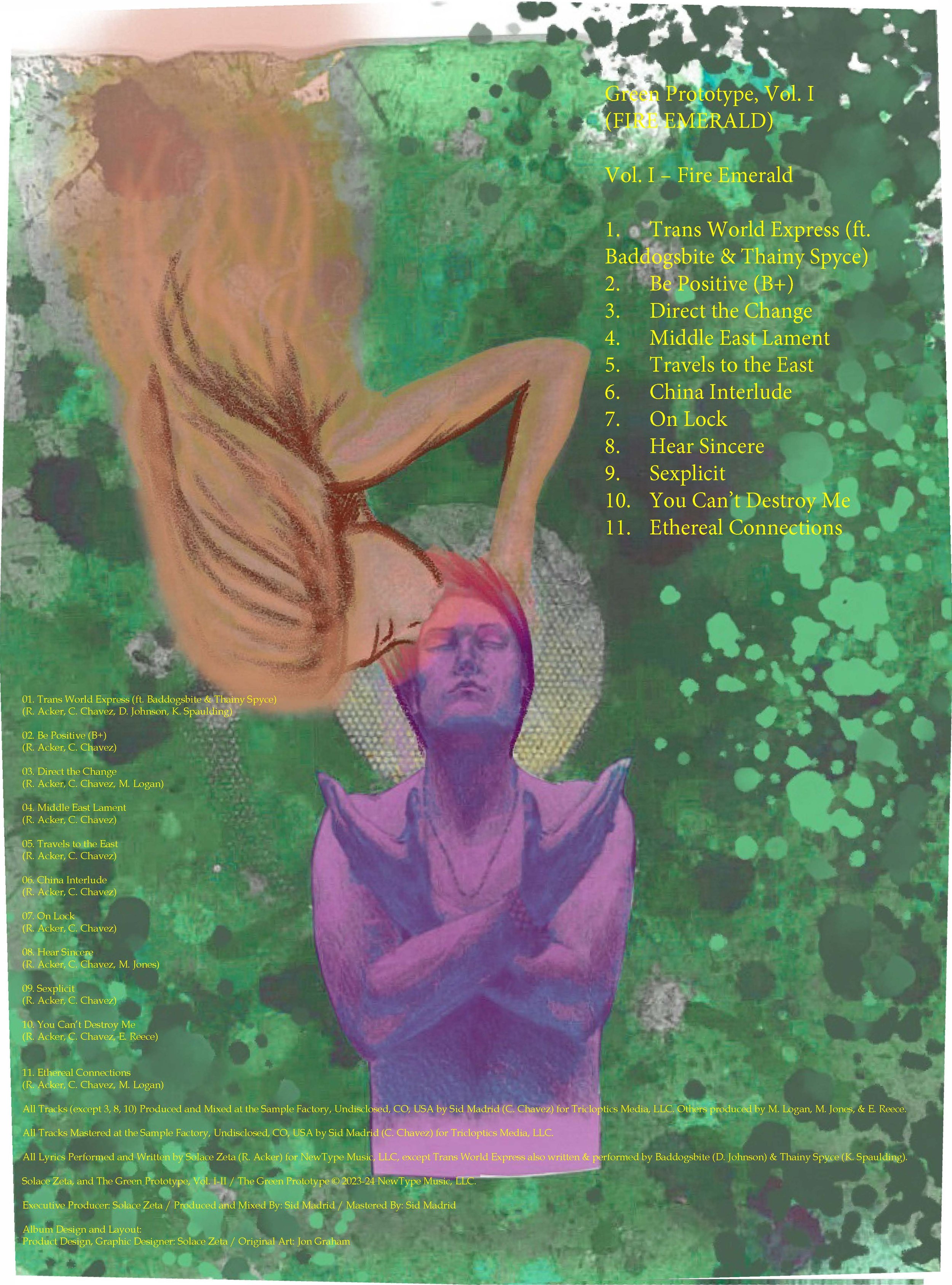 Full Lyrics and Track Info for The Green Prototype, Vol. I (Fire Emerald)
