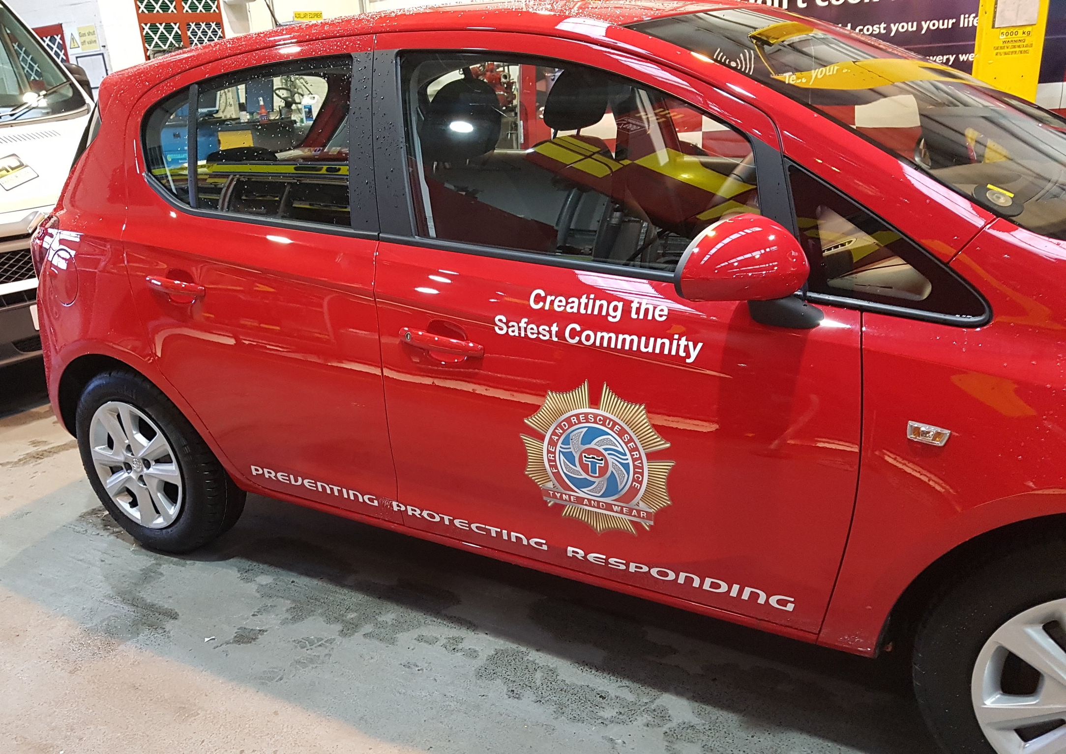 fire brigade car graphics