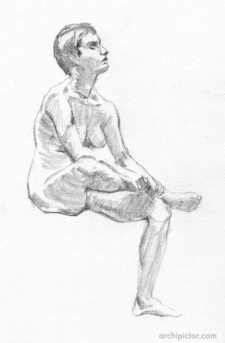 croquis 3.10.2017, kuvittaja / illustrator Ossi Hiekkala