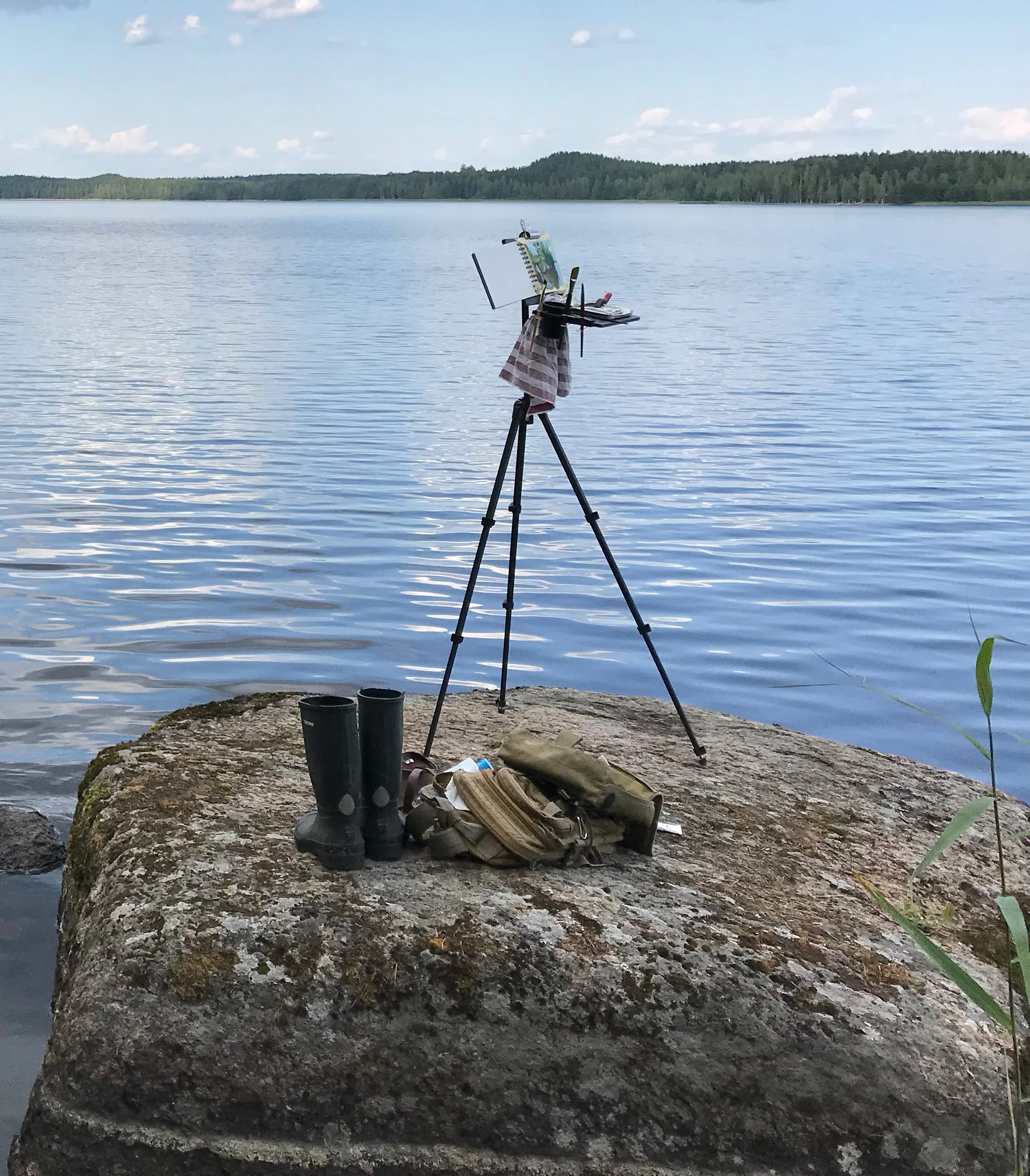 Maalausvälineeni / My painting kit