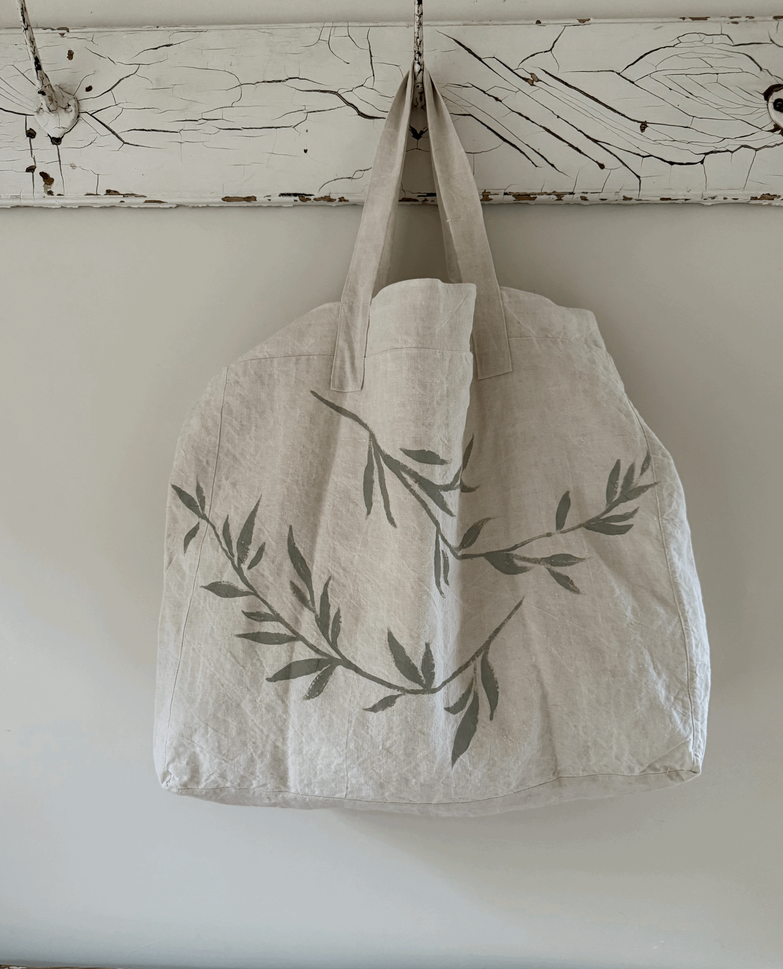 Rosehip Linen Tote bag