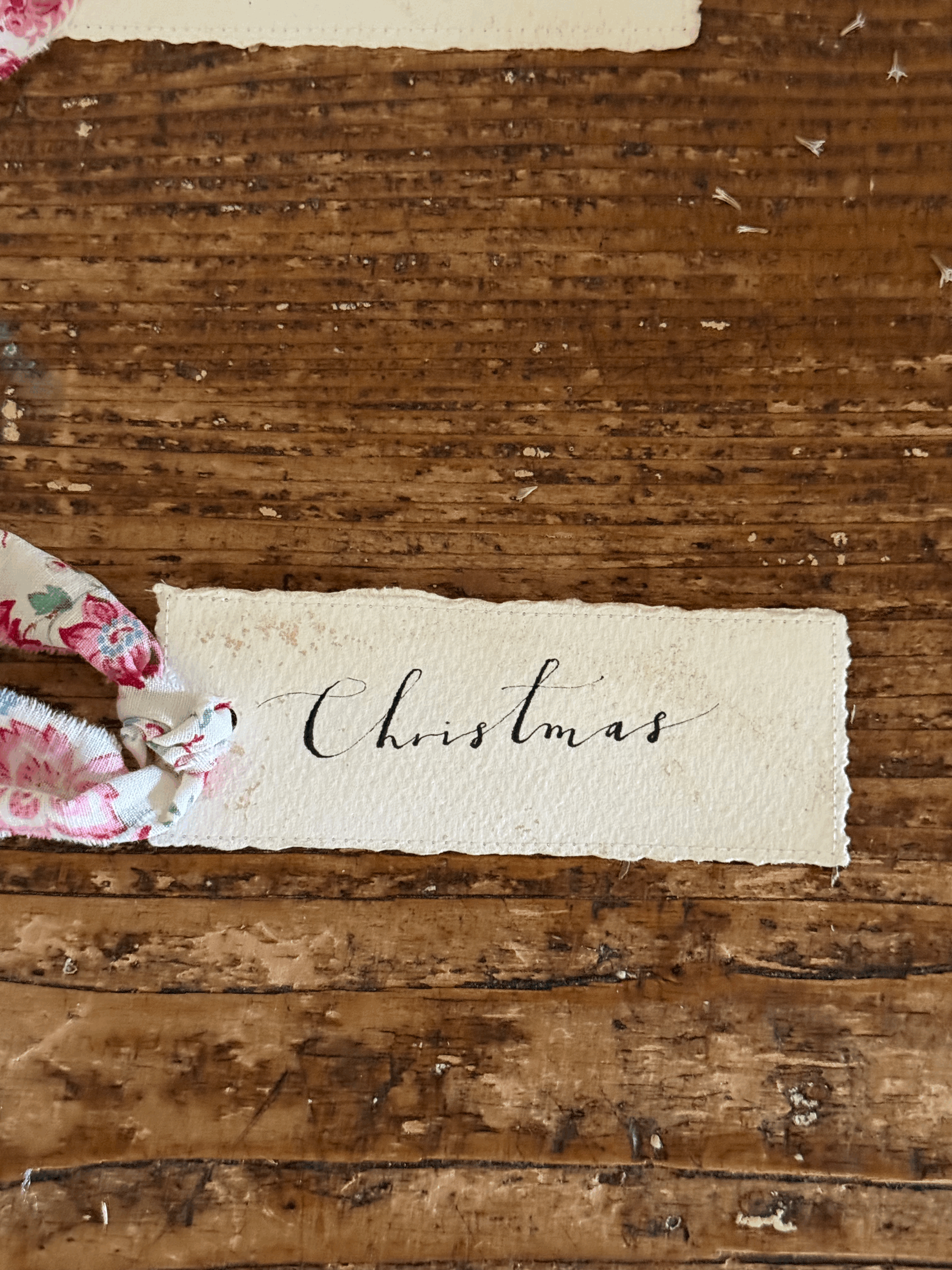 'Christmas' OysterbridgeandCo tag