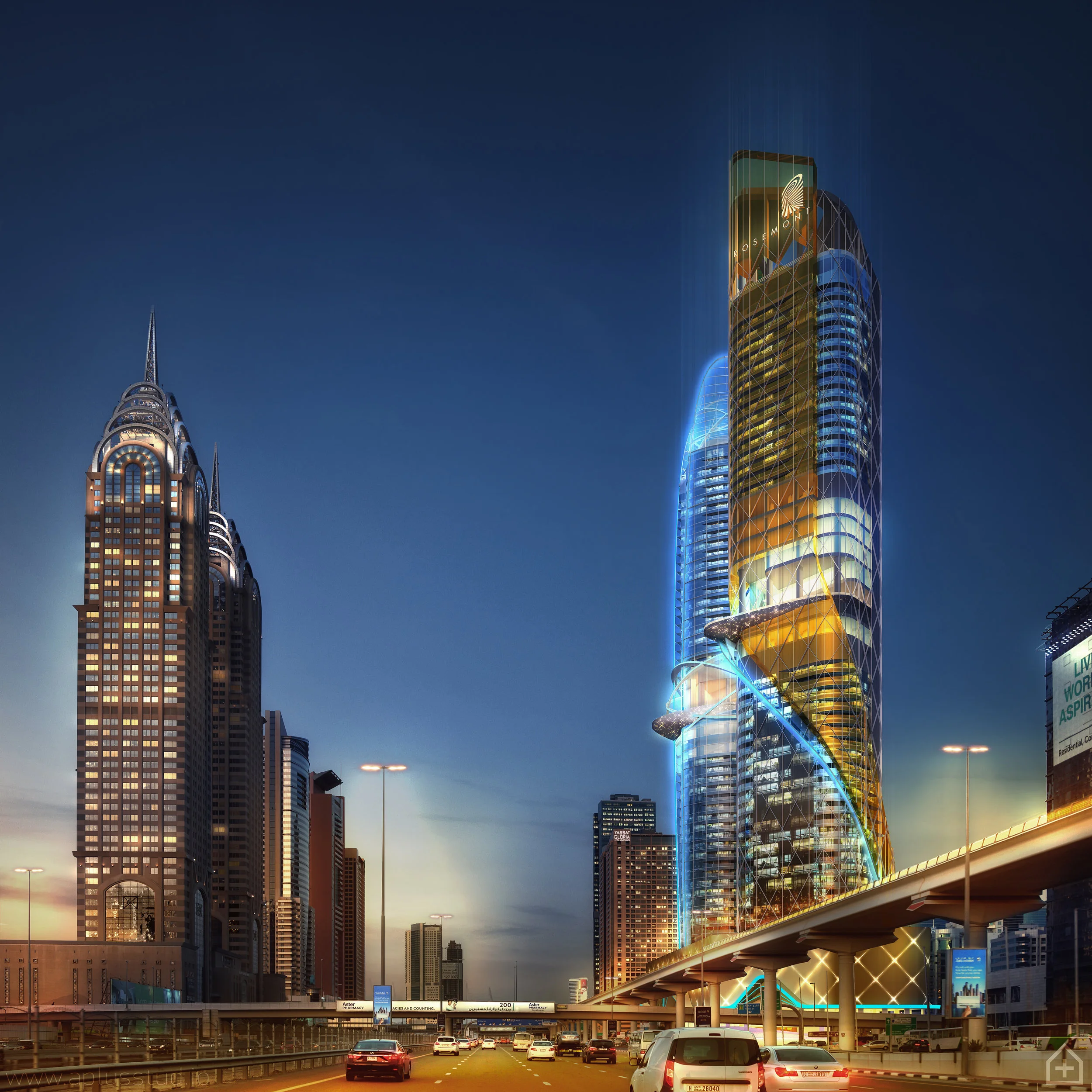 zas dubai / rosemont hotel, dubai