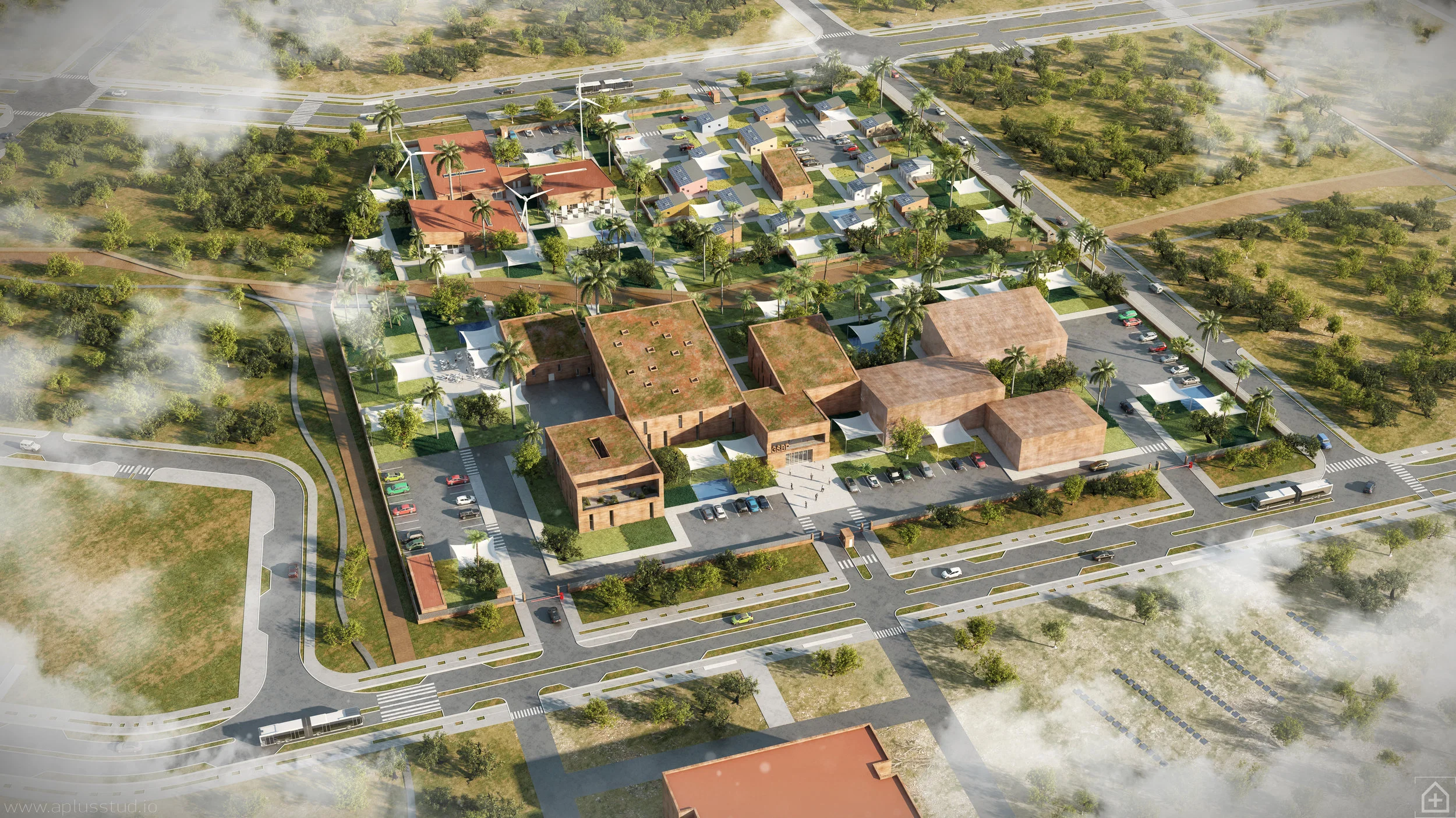 yda / Green & Smart Building Park – Benguerir, competition 1st prize