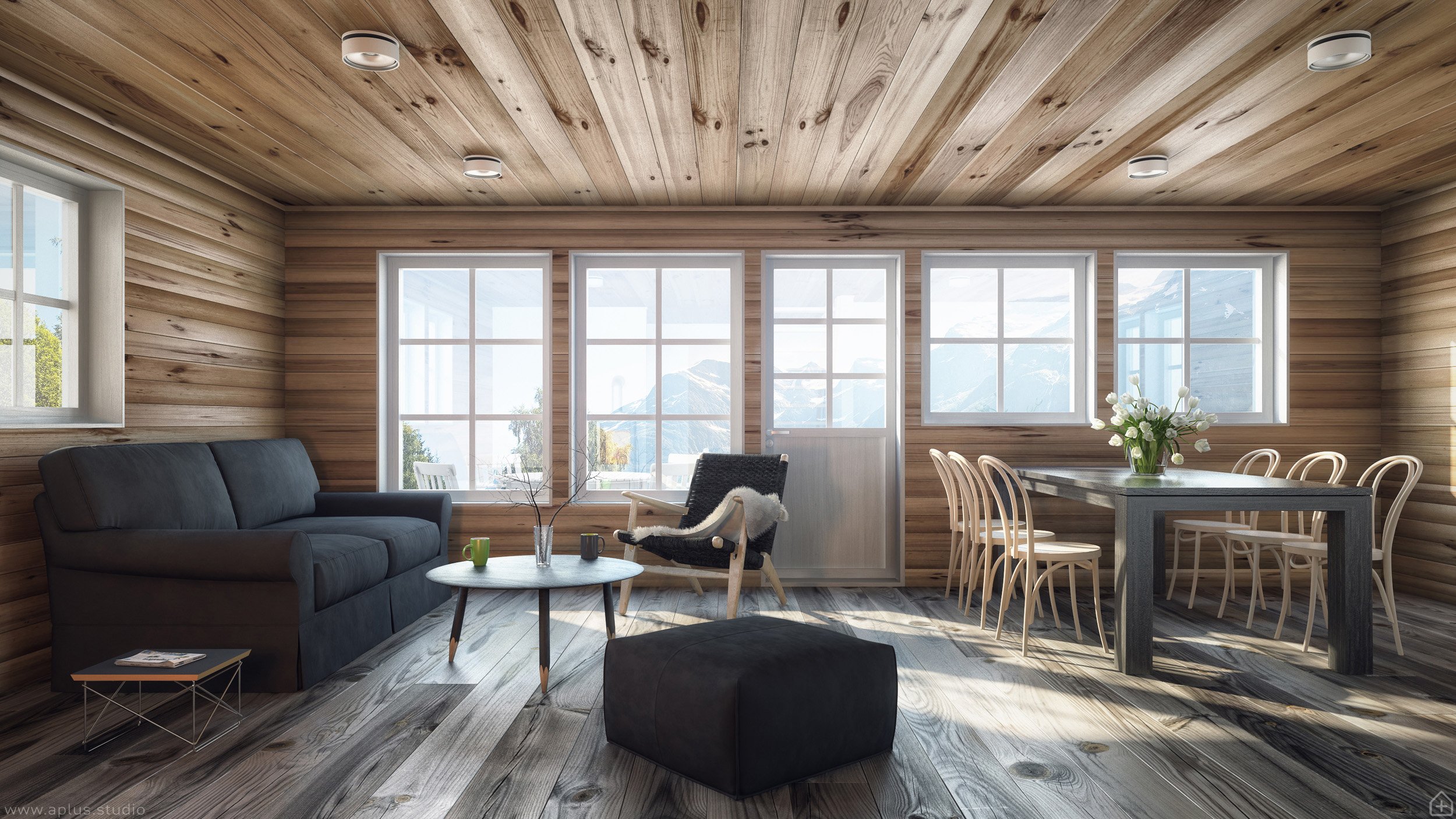 norske hus / fagerhoy cabin