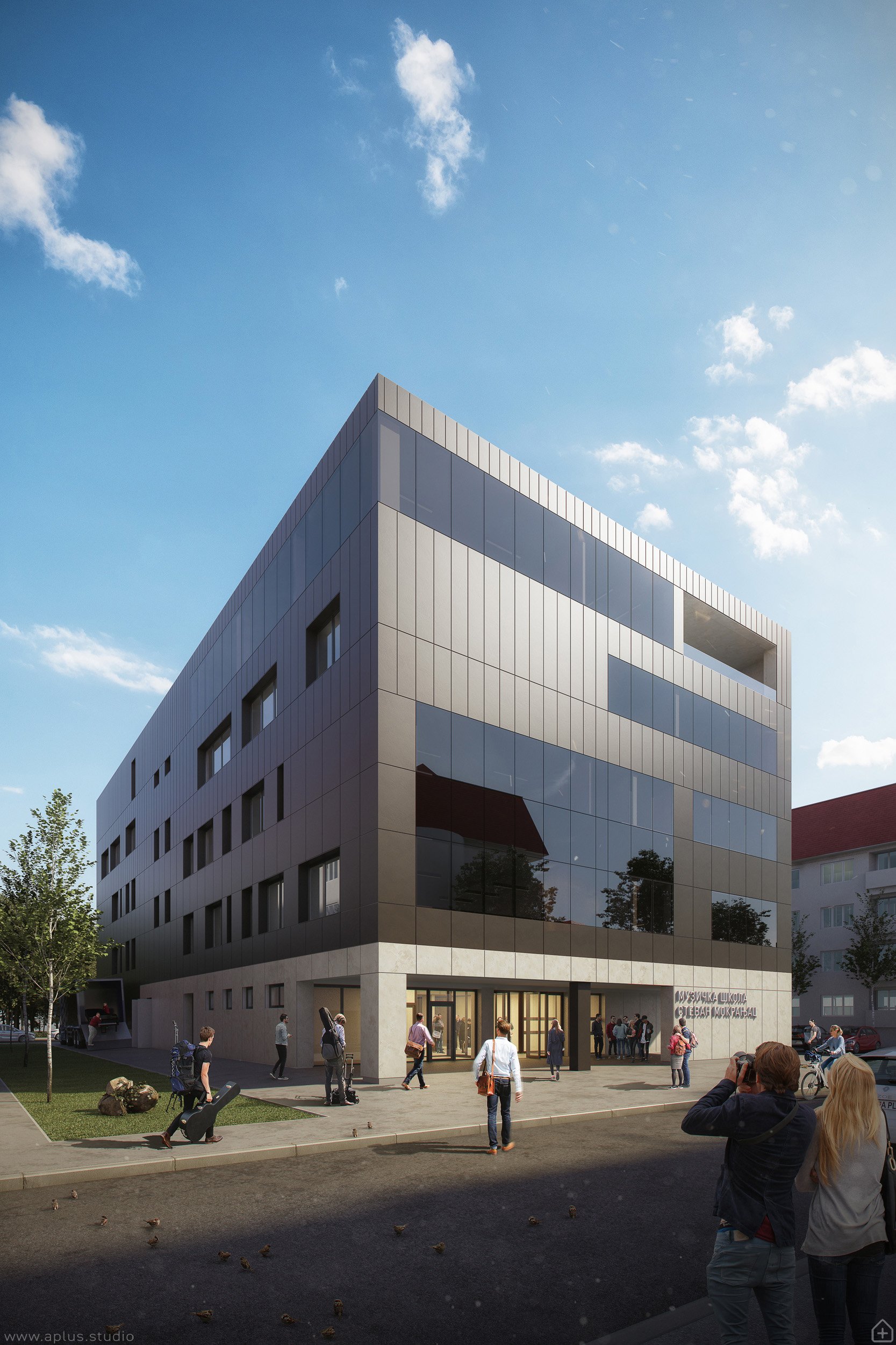 kapaprojekt / music school kraljevo