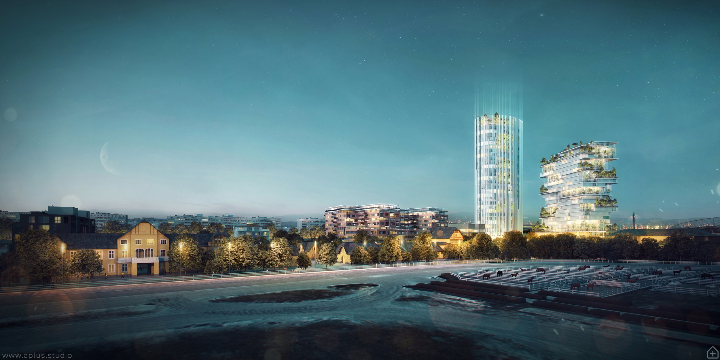 Mario Cucinella Architects / Viertel Zwei, Vienna, 1st prize (AGENCY3D collab)