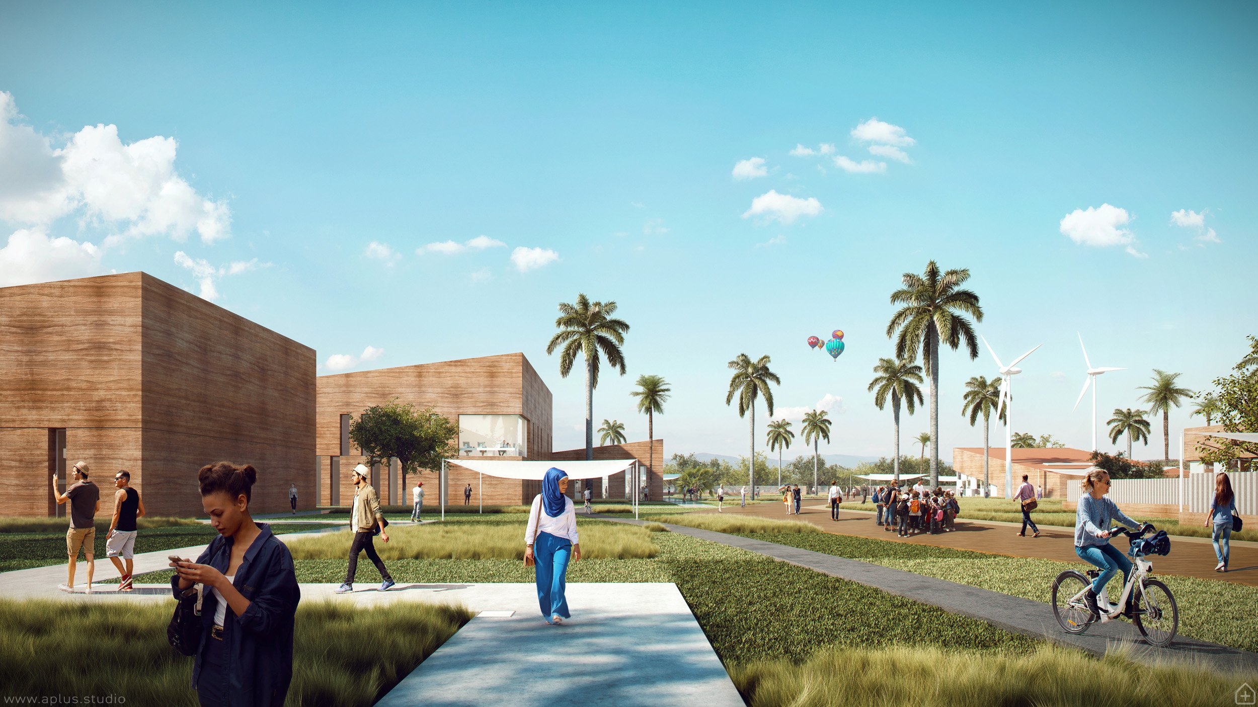 yda / Green & Smart Building Park – Benguerir, competition 1st prize