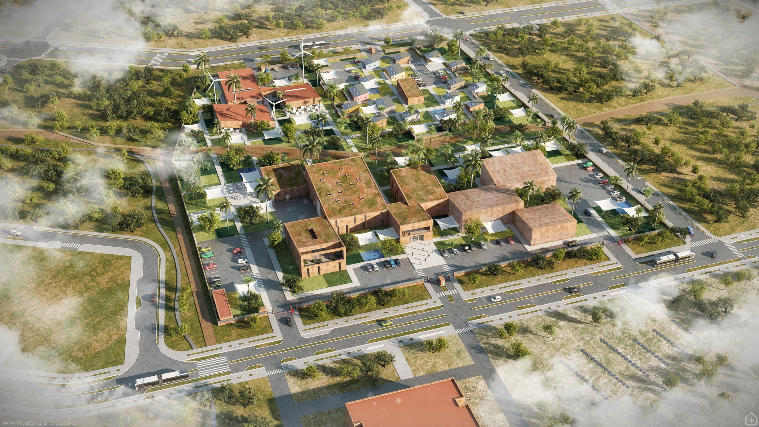 yda / Green & Smart Building Park – Benguerir, competition 1st prize