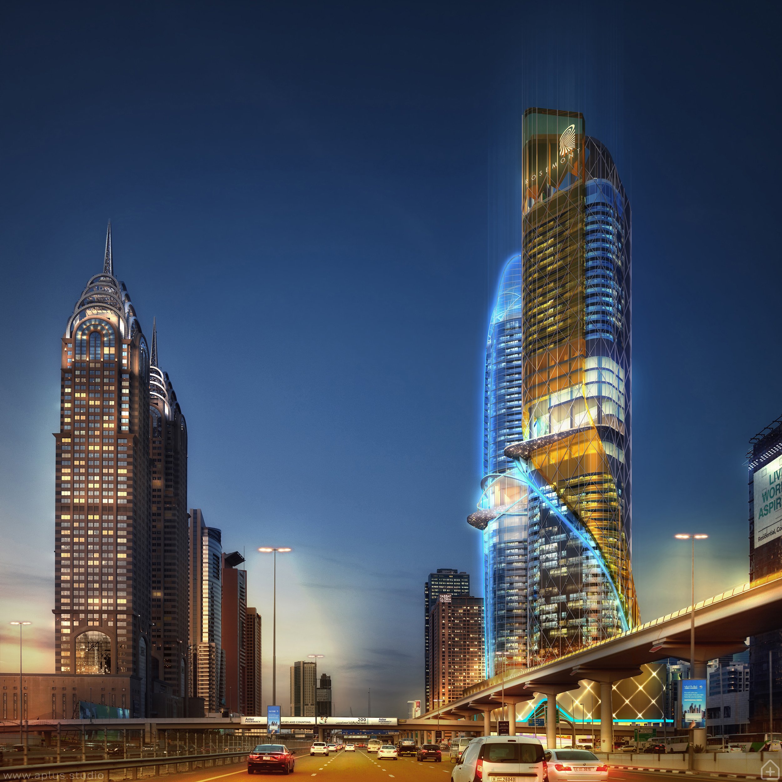 zas dubai / rosemont hotel, dubai