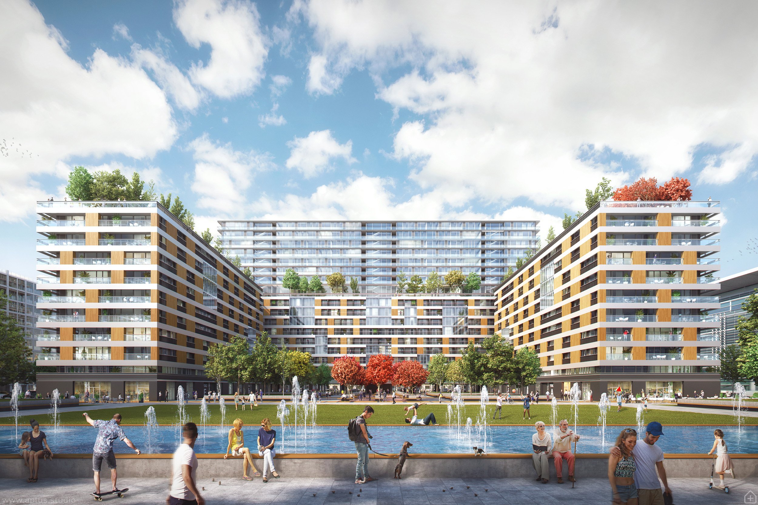 energoprojekt / blok 26, belgrade - invited competition proposal