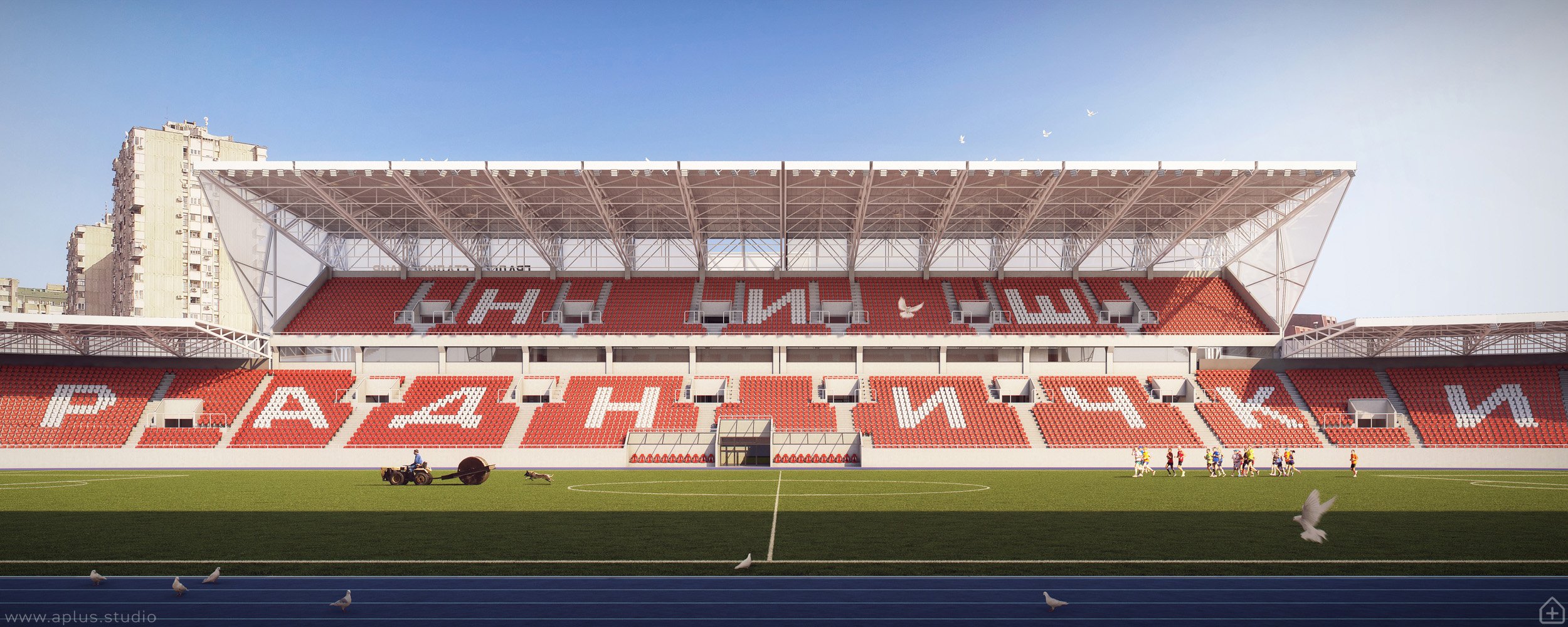 kapaprojekt / čair stadium reconstruction, niš